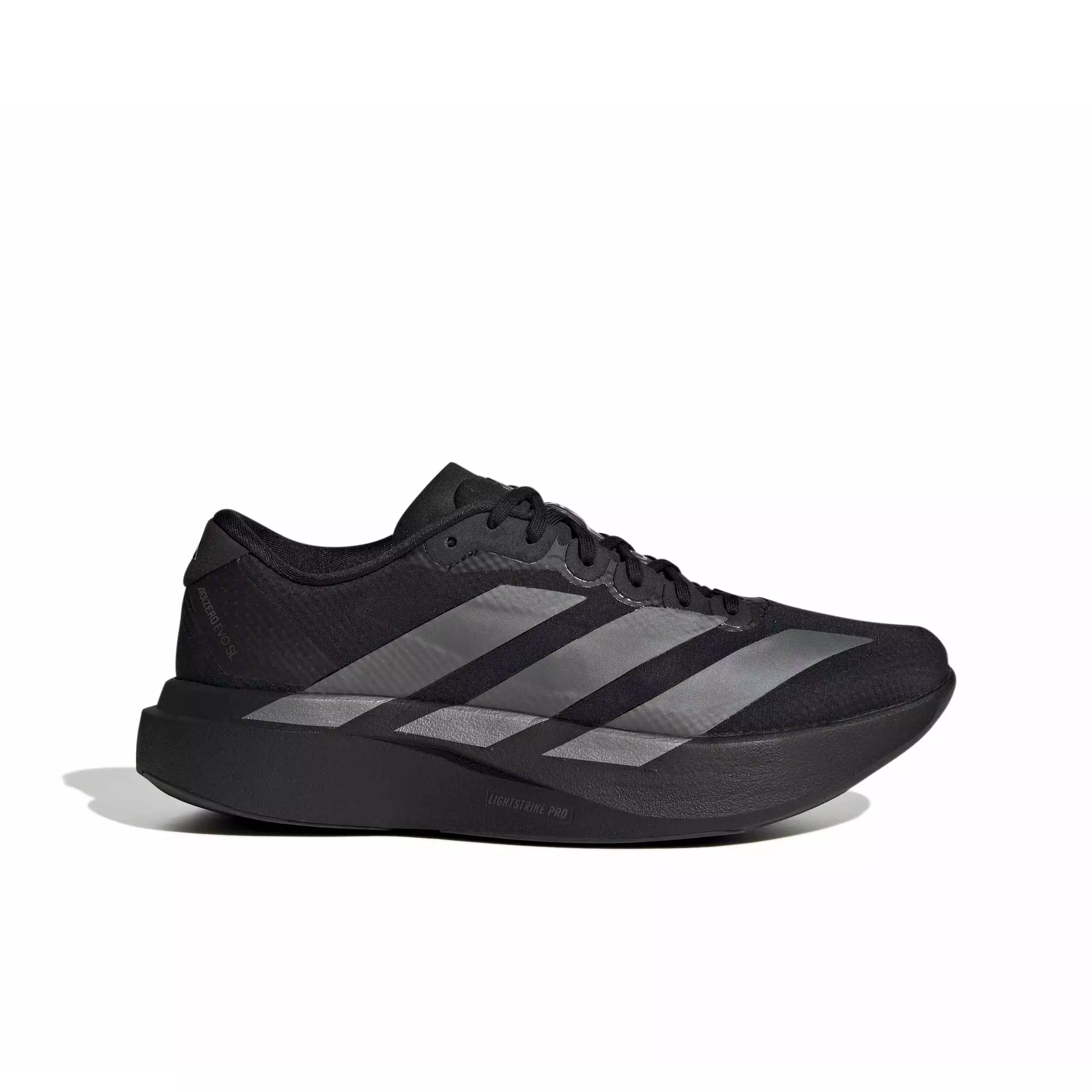 adidas Adizero EVO SL "Core Black/Iron Metallic/Core Black" Women's Running Shoe - BLACK/IRON/BLACK