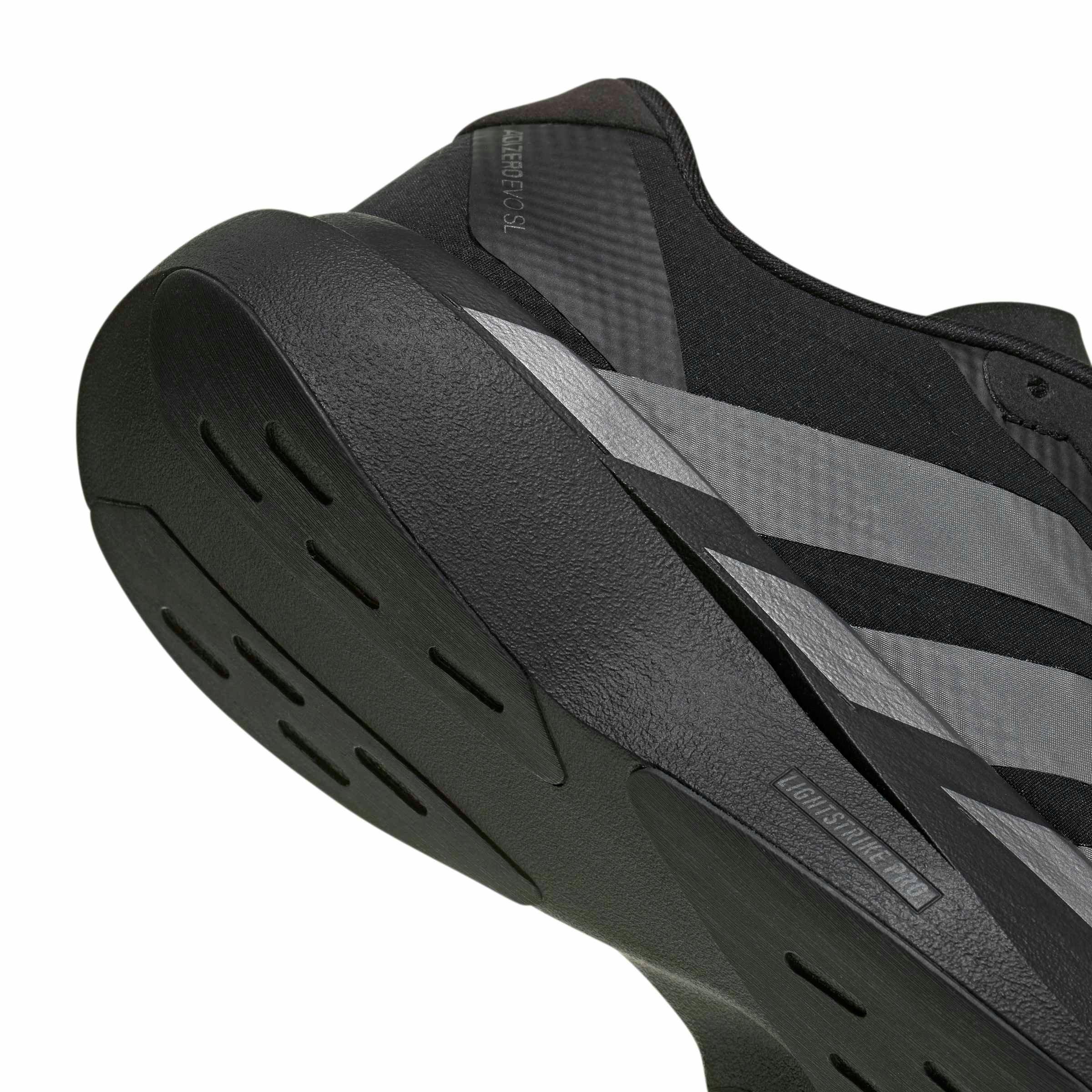 adidas Adizero EVO SL "Core Black/Iron Metallic/Core Black" Women's Running Shoe - BLACK/IRON/BLACK