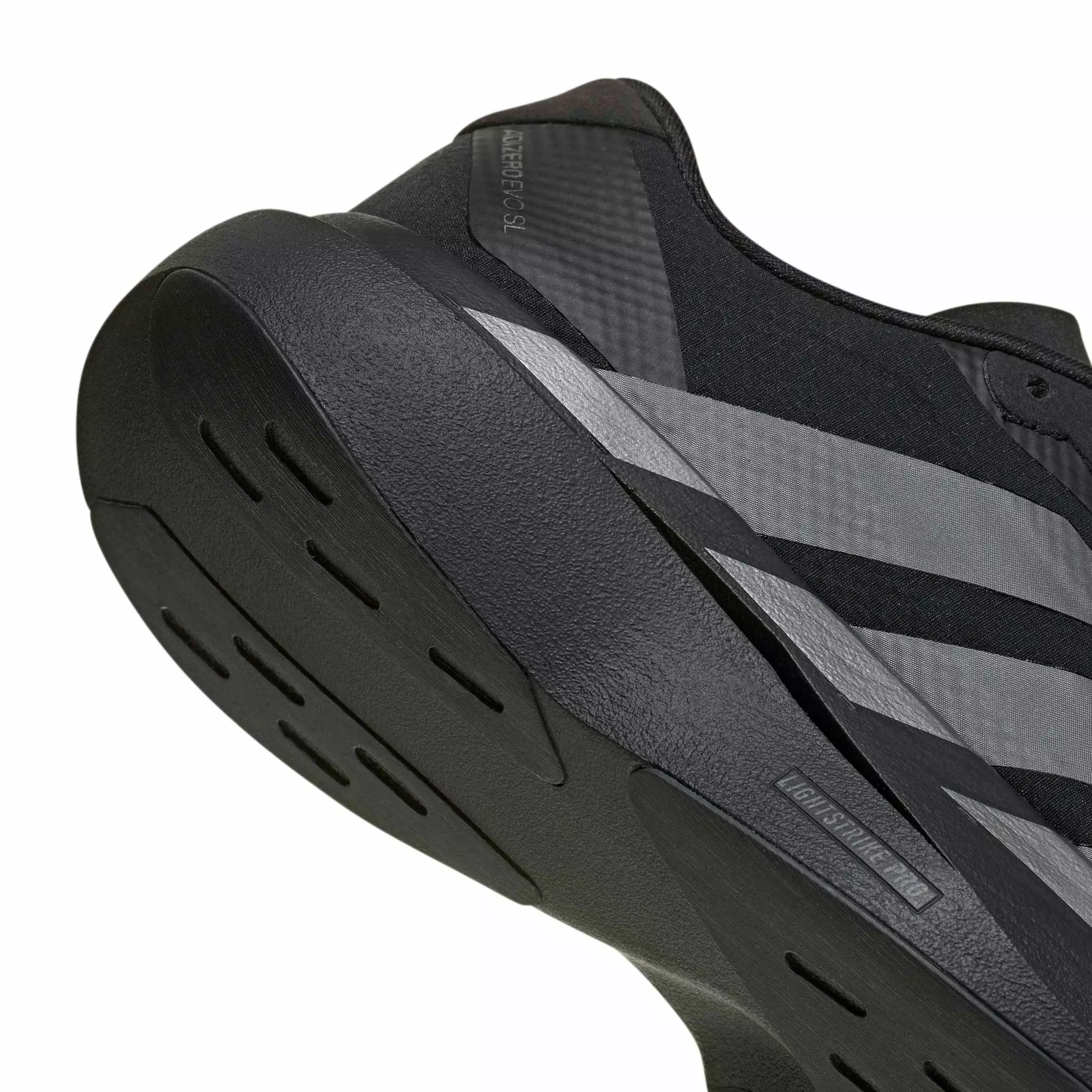 adidas Adizero EVO SL "Core Black/Iron Metallic/Core Black" Women's Running Shoe - BLACK/IRON/BLACK