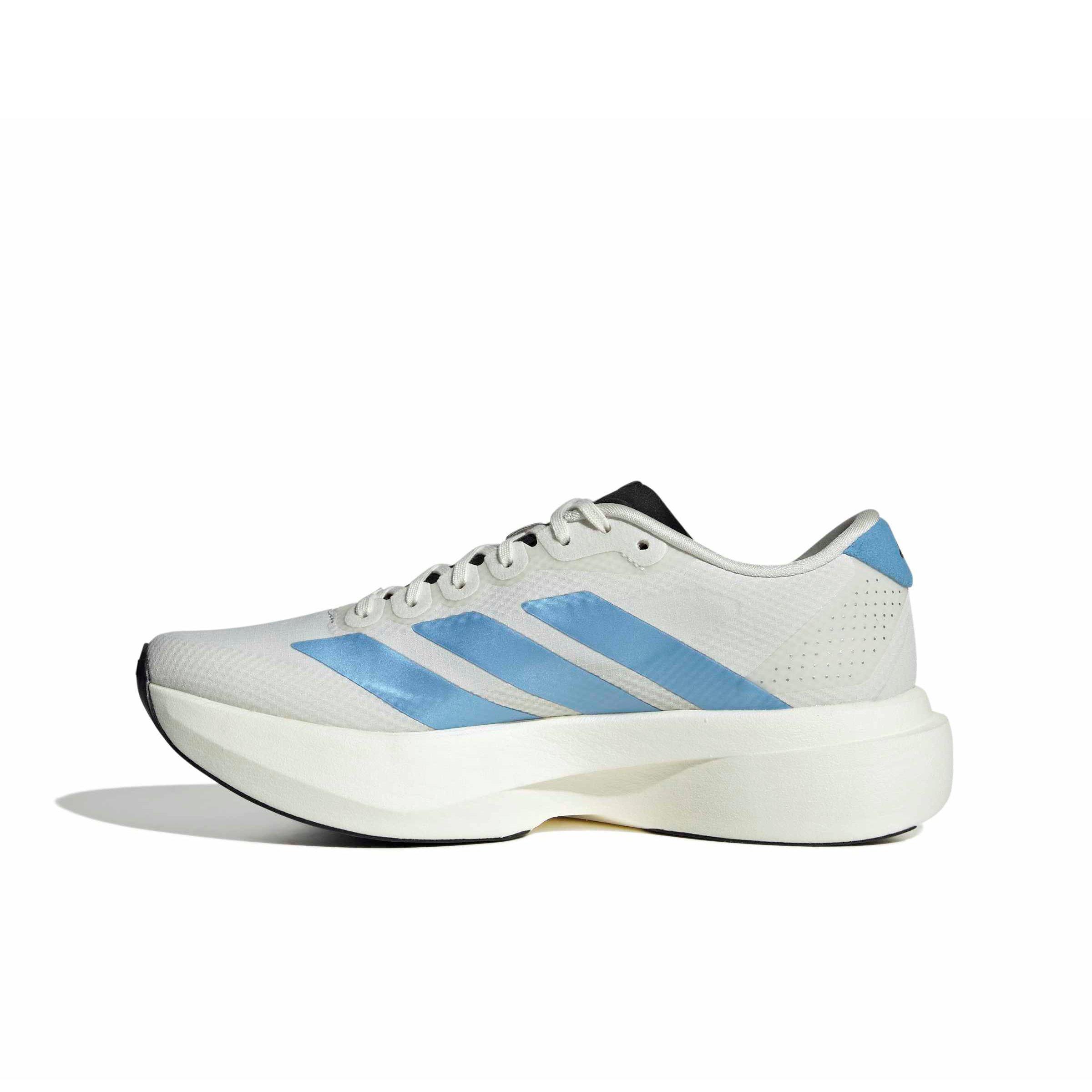 adidas Adizero EVO SL "Off White/Light Blue/Off White" Women's Running Shoe - OFF WHITE/LT BLUE/OFF WHITE