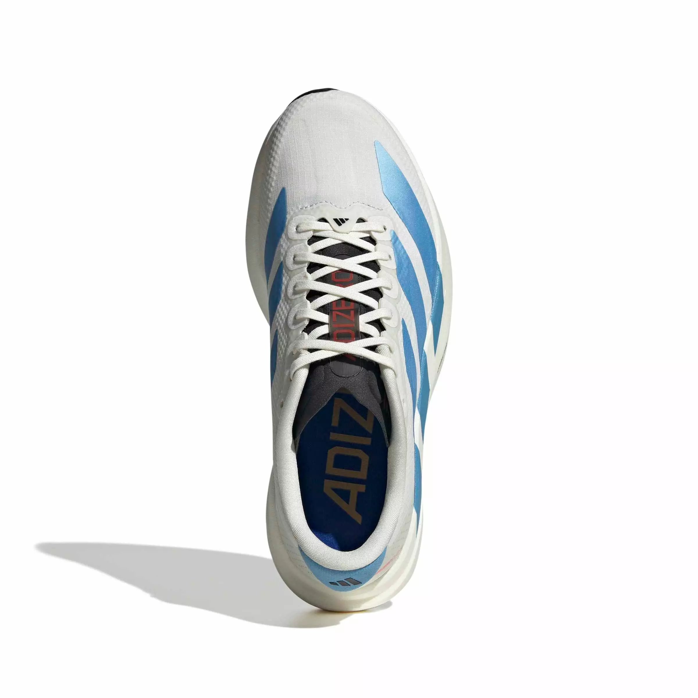 adidas Adizero EVO SL "Off White/Light Blue/Off White" Women's Running Shoe - OFF WHITE/LT BLUE/OFF WHITE