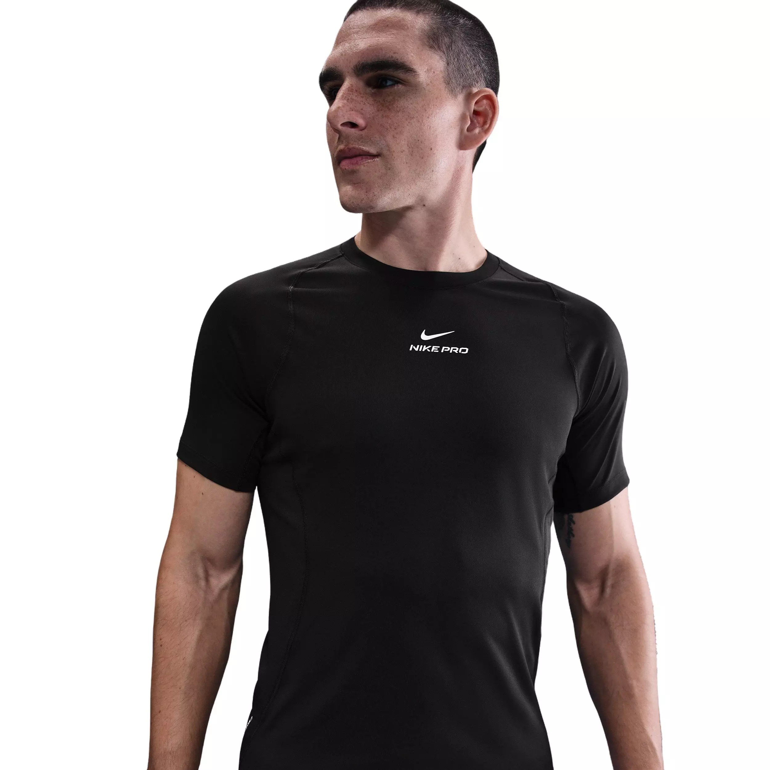 Nike Men's Pro Training Dri-FIT Short-Sleeve Top - Black - BLACK