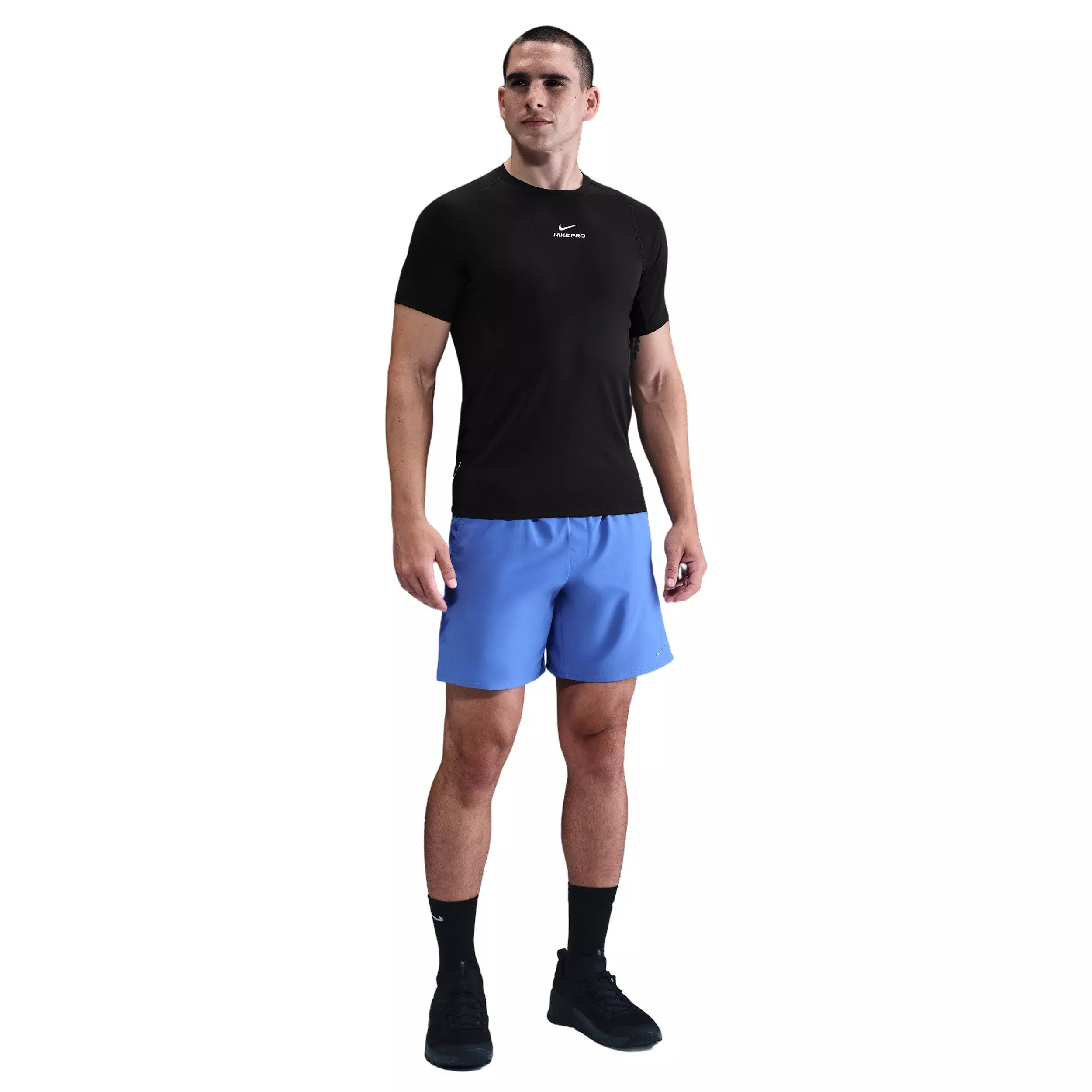 Nike Men's Pro Training Dri-FIT Short-Sleeve Top -Black - BLACK