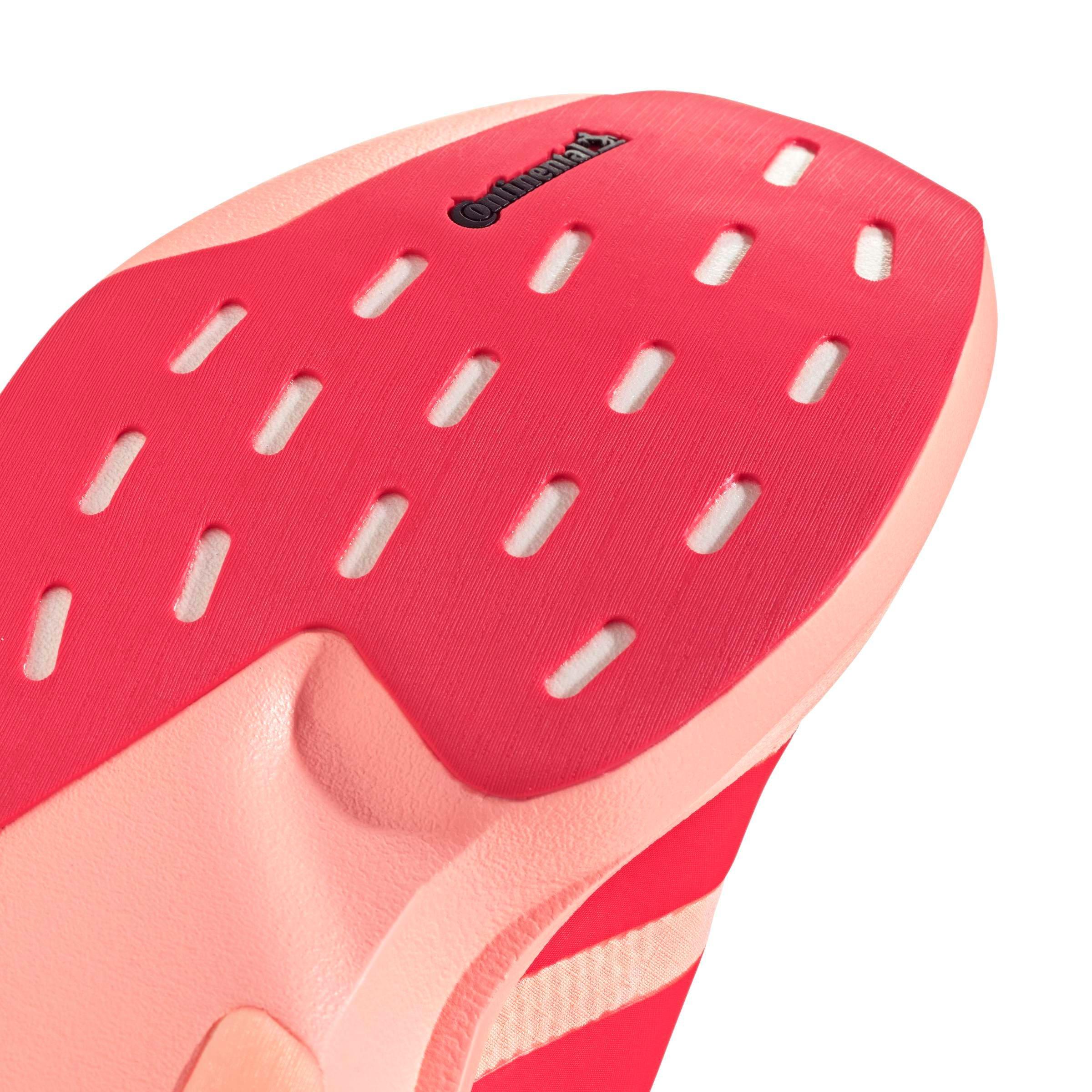 adidas Adizero EVO SL "Frozen Turbo/Lucid Red/Silver Metallic" Women's Running Shoe - TURBO/RED/SILVER