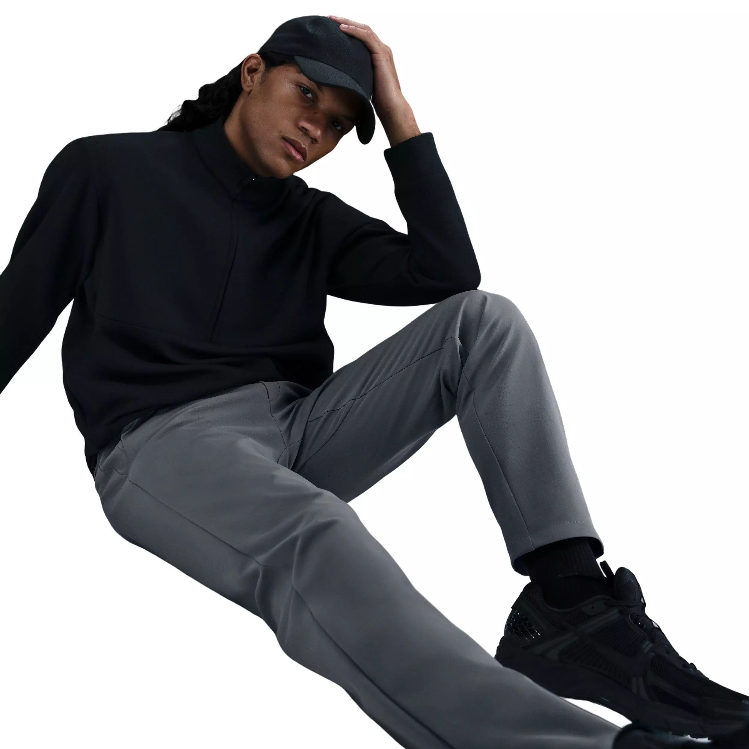 Nike Men's 24.7 PerfectStretch Dri-FIT Slim Chino Pants -Grey - GREY