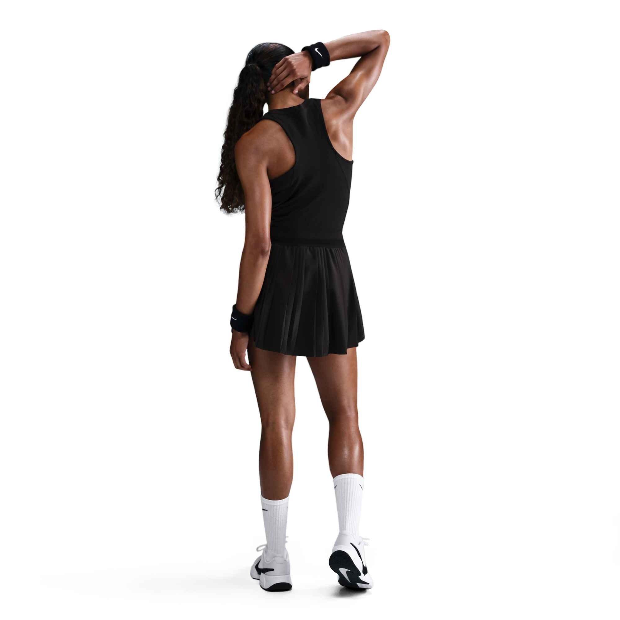 Nike Women's Dri-Fit Court Advantage Tank Top-Black - BLACK Thumbnail View 6