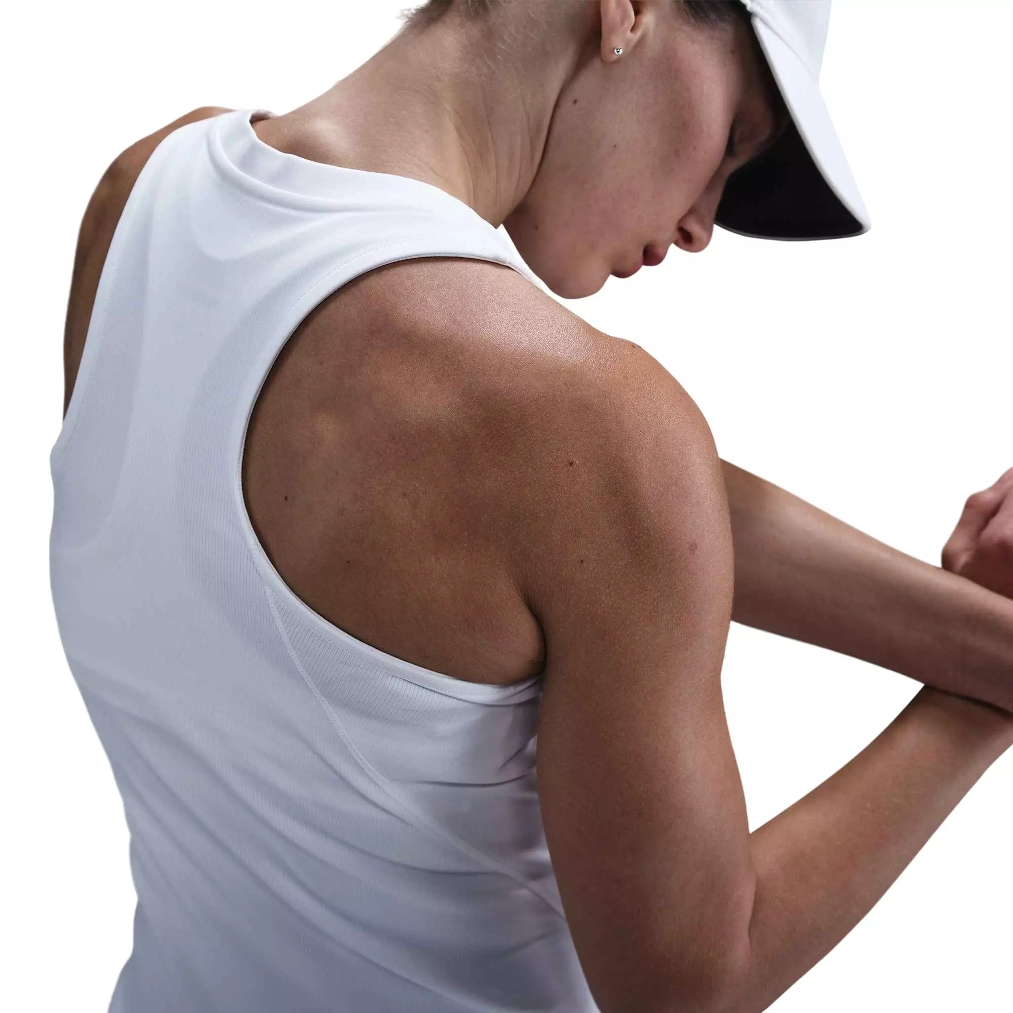 Nike Women's Dri-Fit Court Advantage Tank Top-White - WHITE