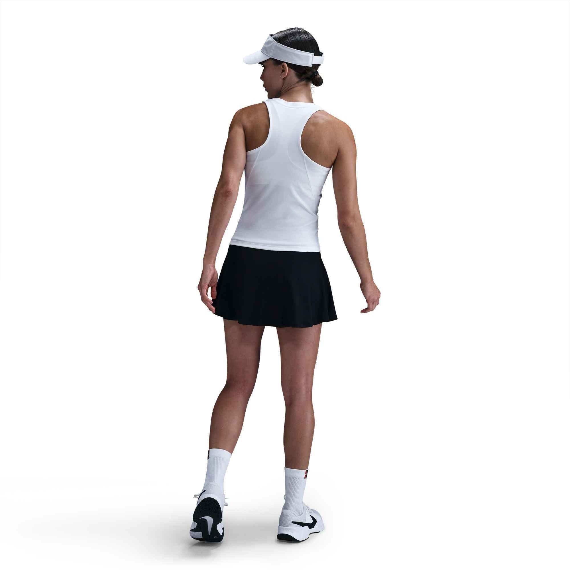 Nike Women's Dri-Fit Court Advantage Tank Top-White - WHITE Thumbnail View 5
