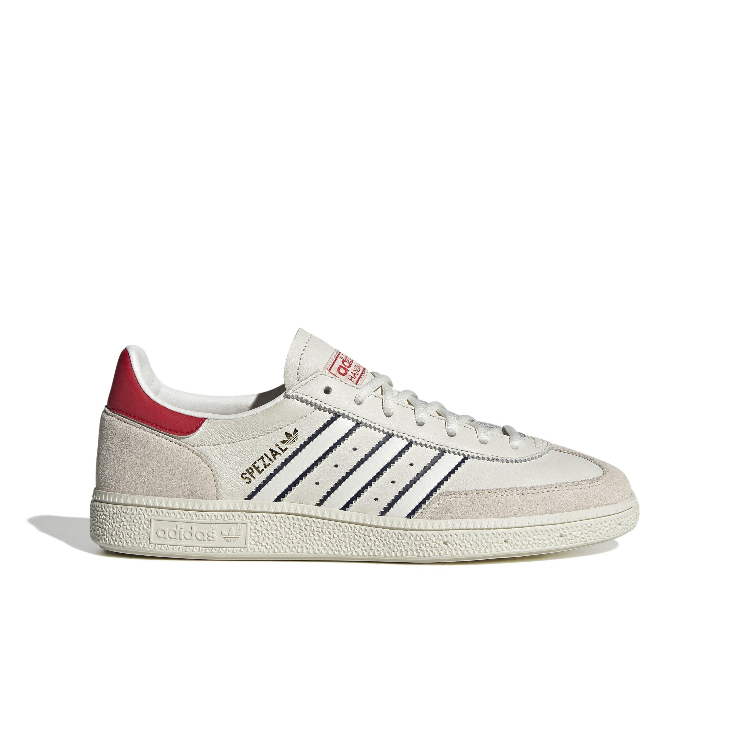 adidas Originals Handball Spezial "Cloud White/Night Indigo/Better Scarlet" Men's Shoe - WHITE/INDIGO/SCARLET Thumbnail View 1