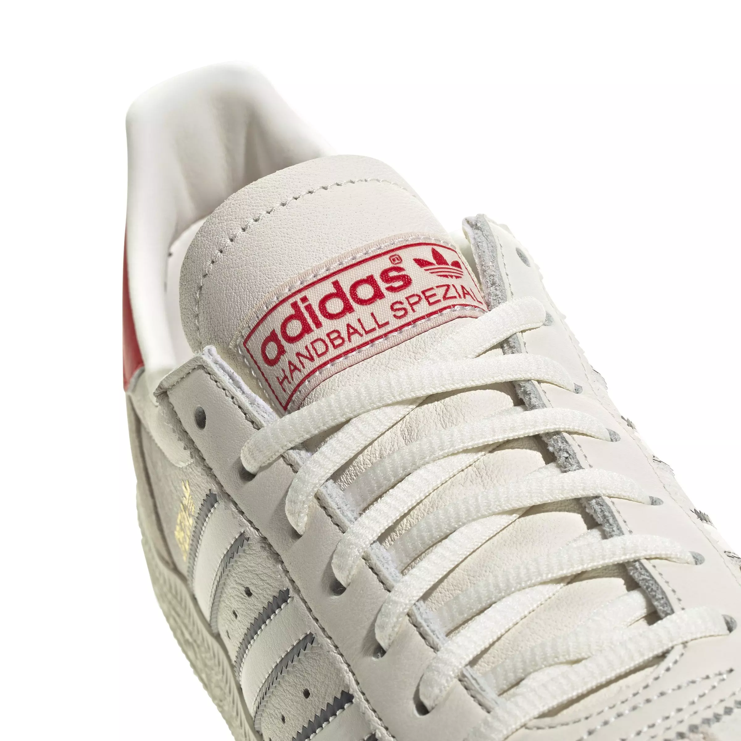 adidas Originals Handball Spezial "Cloud White/Night Indigo/Better Scarlet" Men's Shoe - WHITE/INDIGO/SCARLET