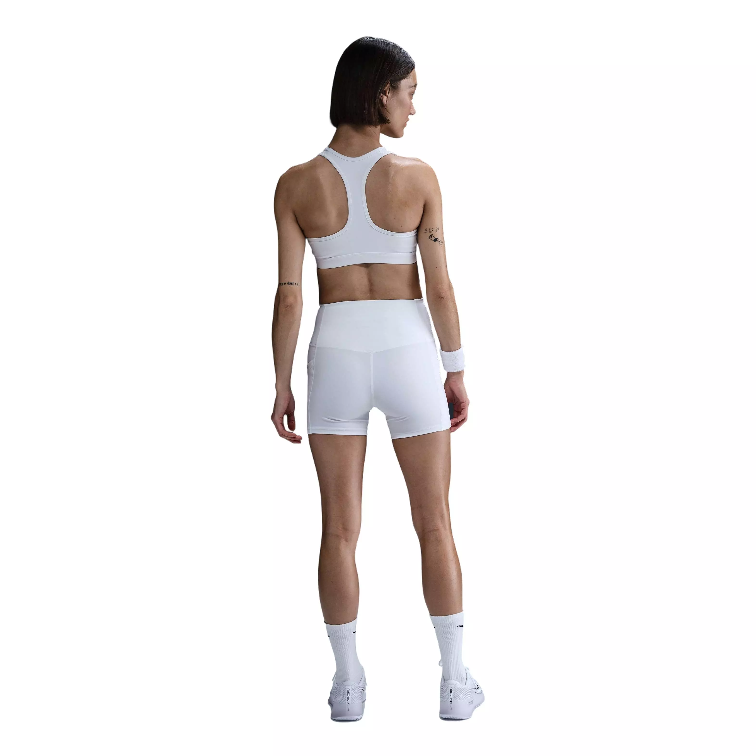 Nike Women's Court Dri-Fit Ball Short - White - WHITE