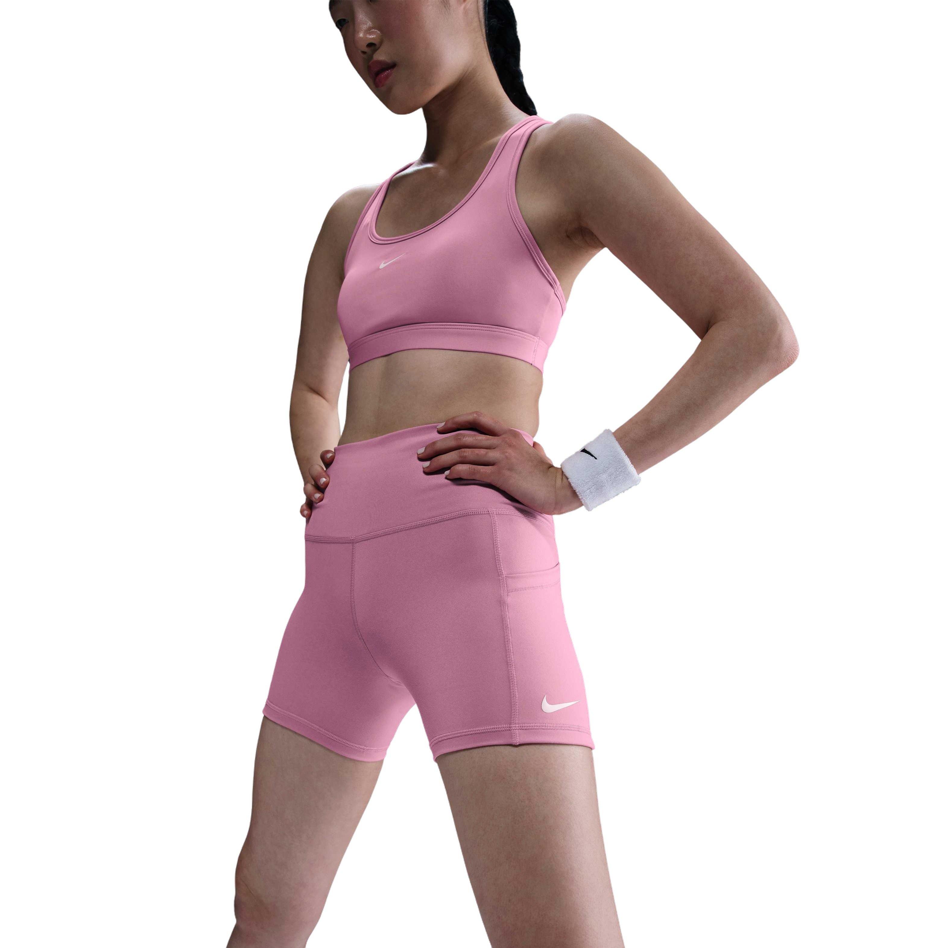 Nike Women's Court Dri-Fit Ball Short-Pink - PINK Thumbnail View 1