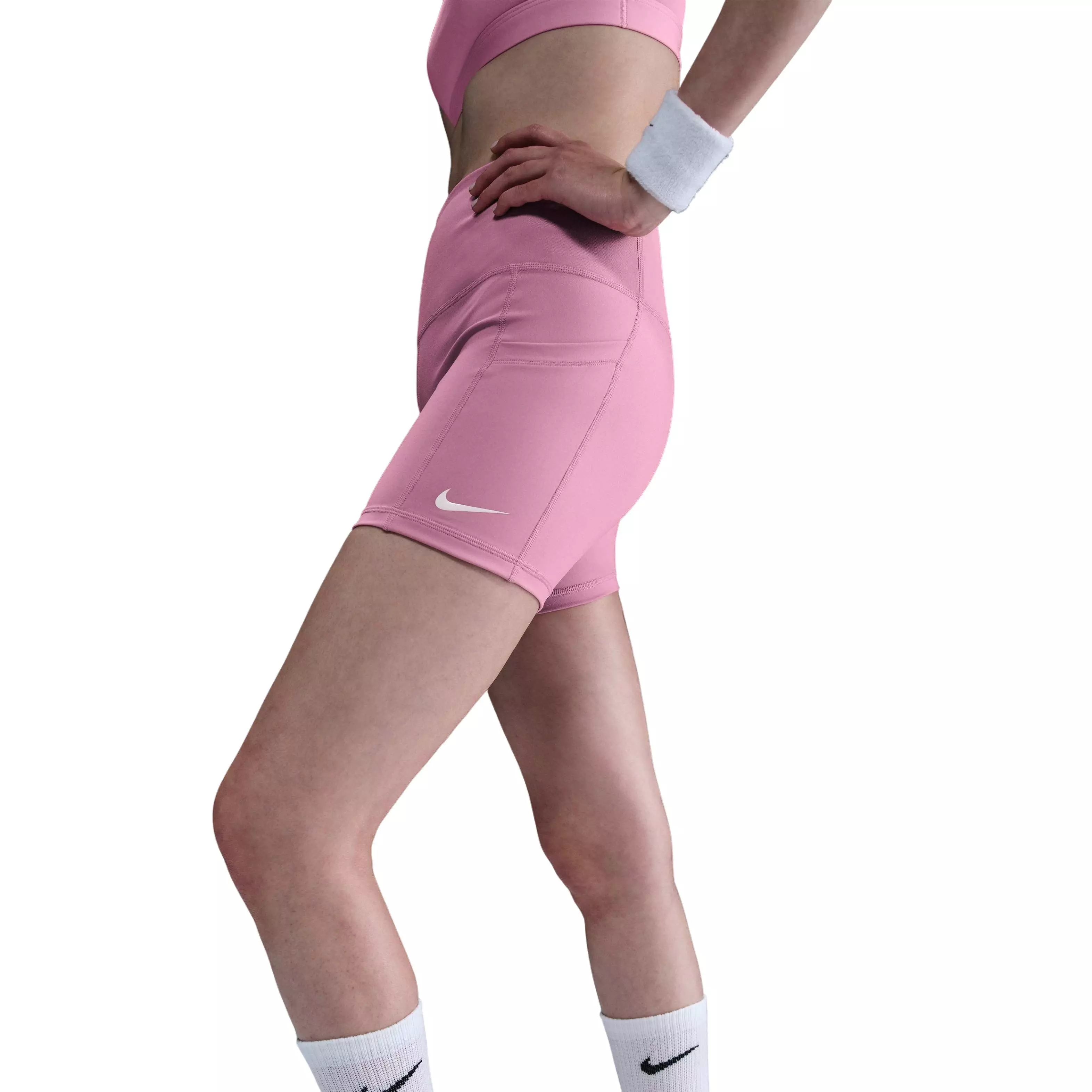 Nike Women's Court Dri-Fit Ball Short-Pink - PINK