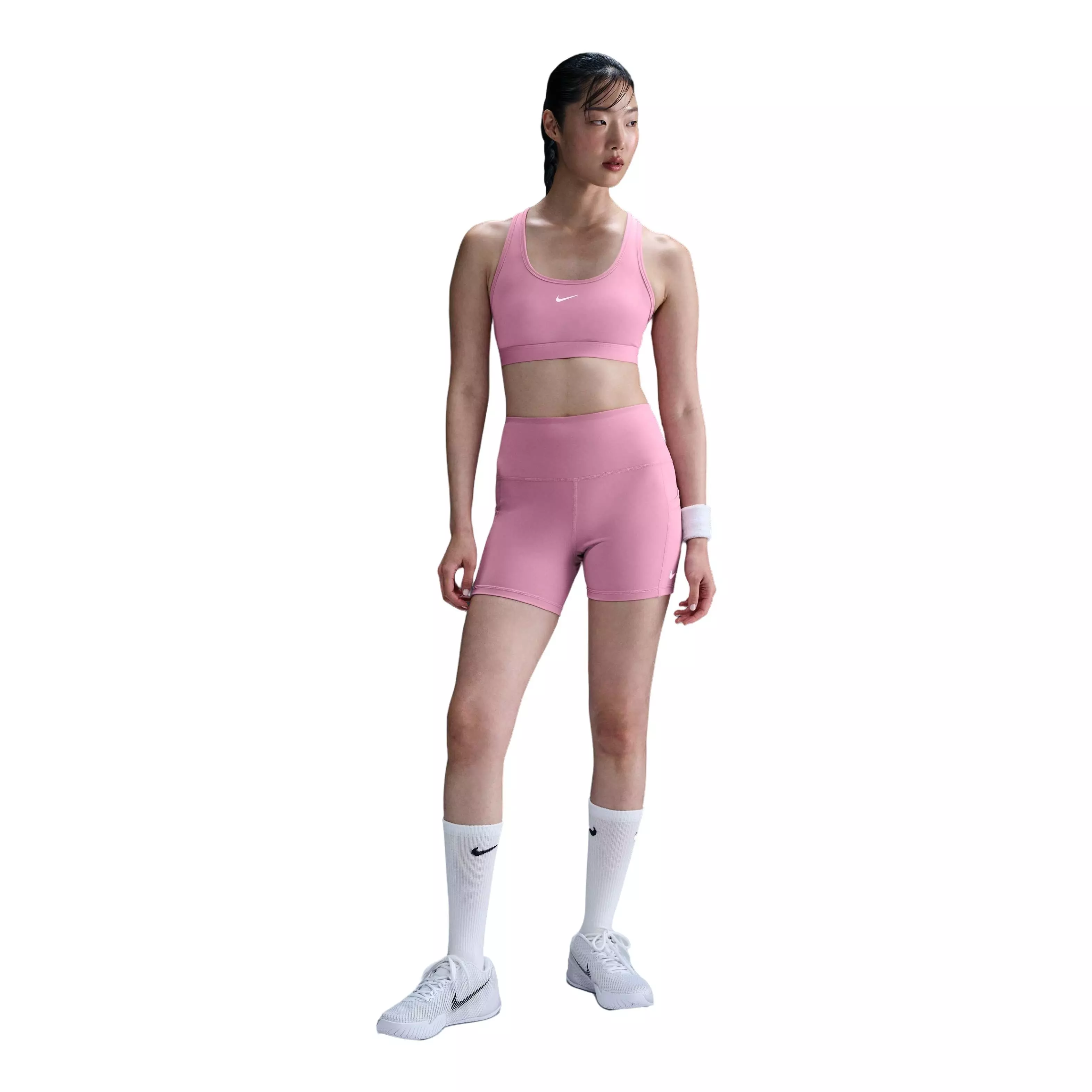 Nike Women's Court Dri-Fit Ball Short-Pink - PINK