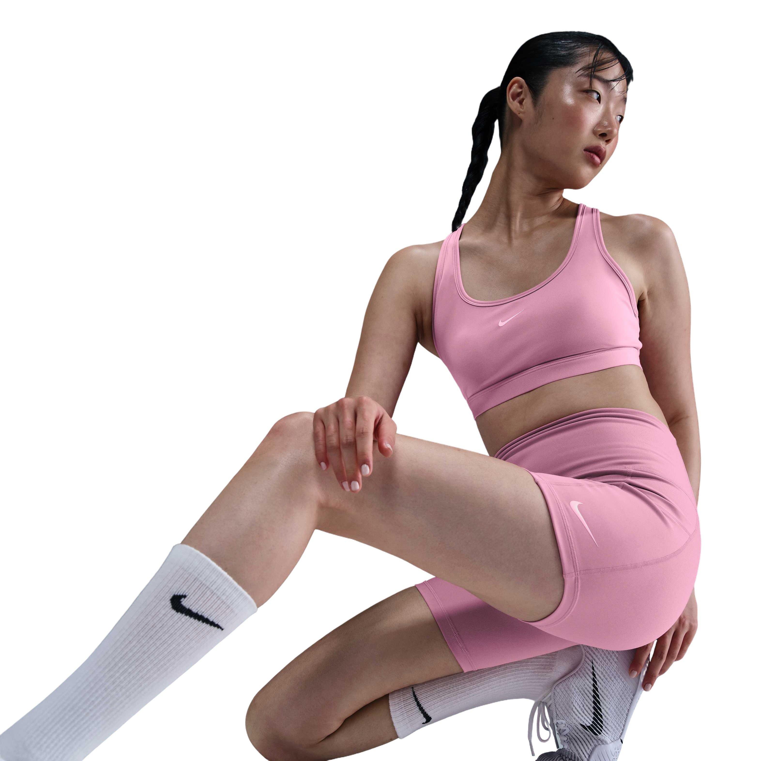 Nike Women's Court Dri-Fit Ball Short-Pink - PINK Thumbnail View 5