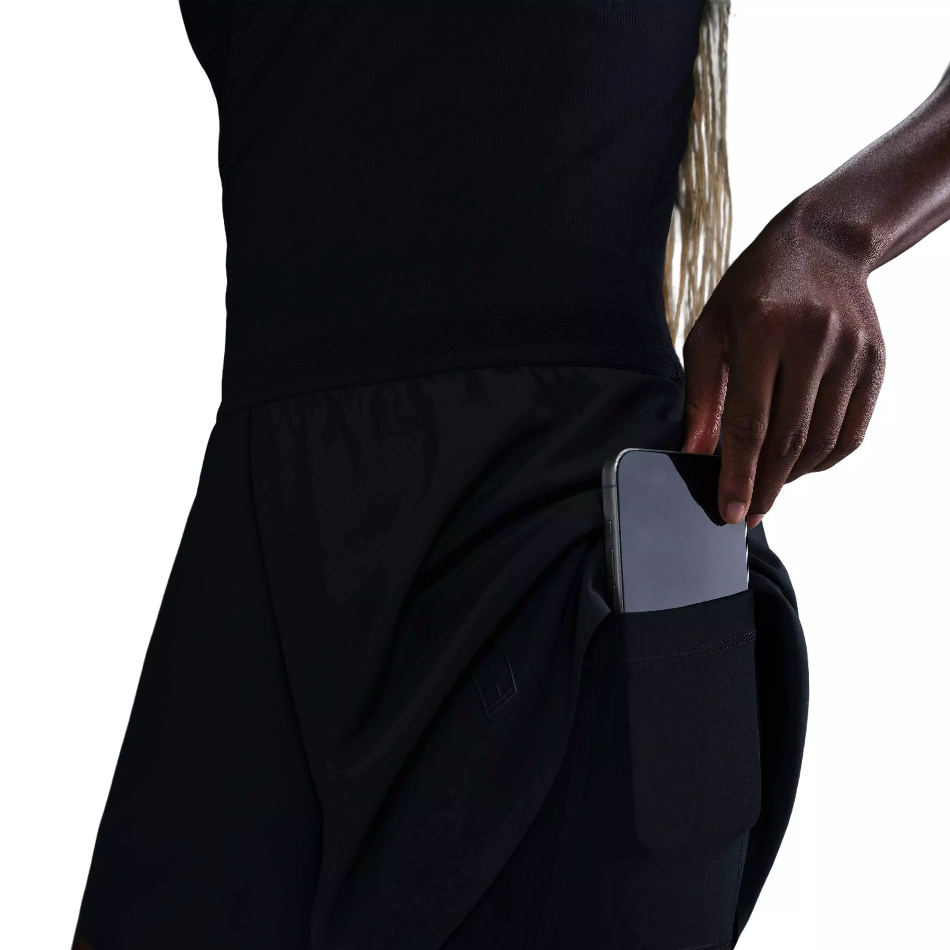 Nike Women's Court Dri-Fit Advantage Short-Black - BLACK