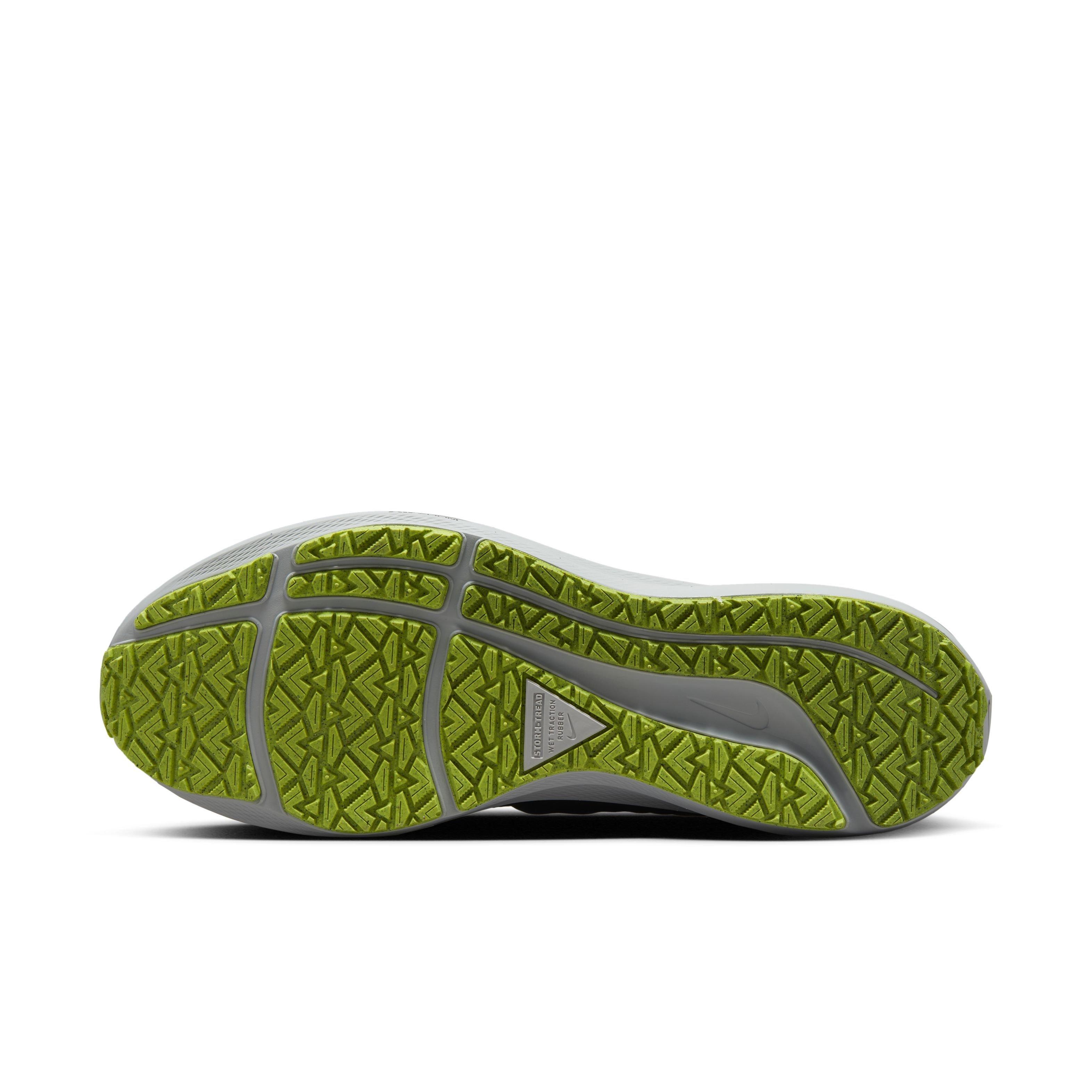 Nike Pegasus 39 Shield Black/Dark Smoke Grey/Volt/White Men's Weatherized  Road Running Shoe - Hibbett