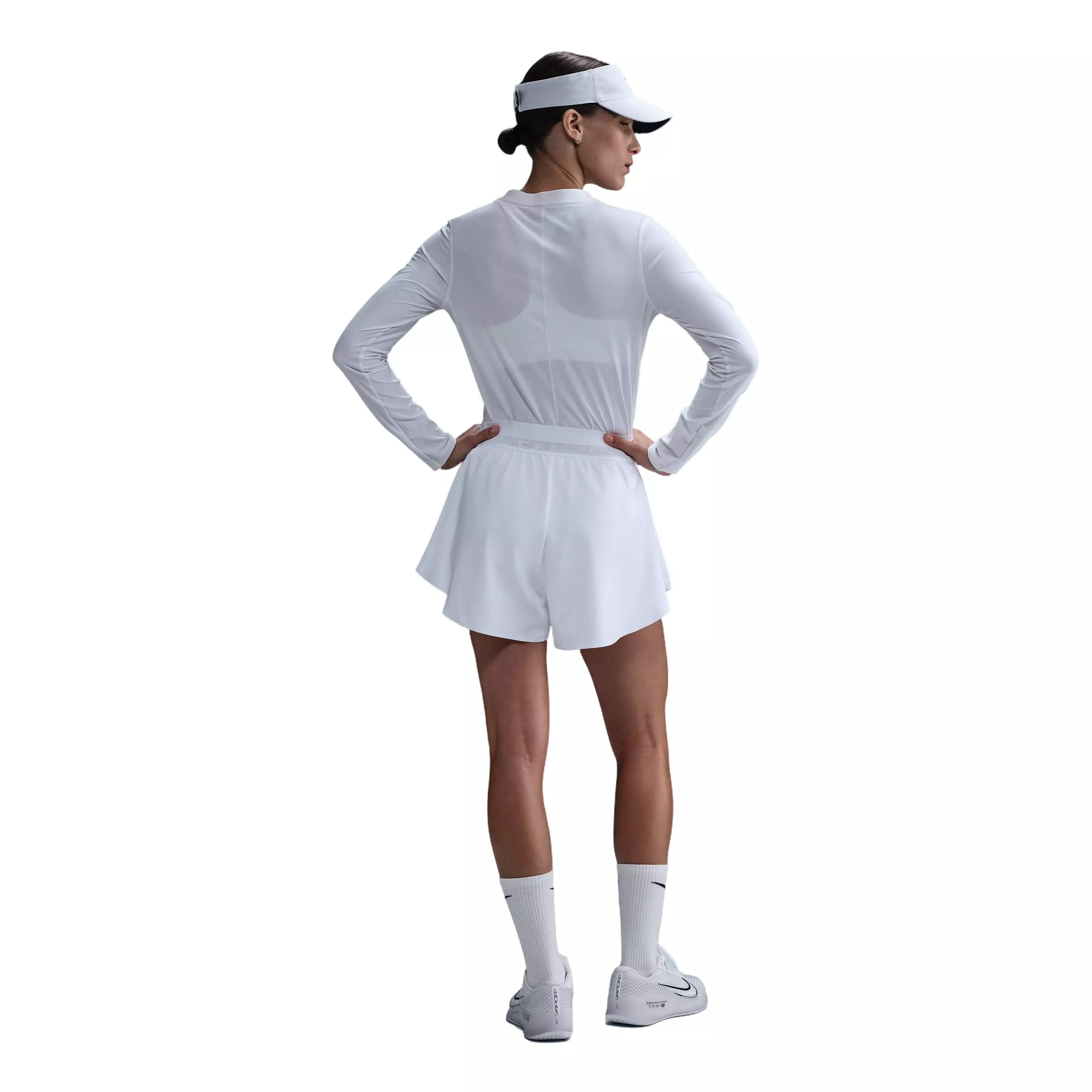 Nike Women's Court Dri-Fit Advantage Short-White - WHITE