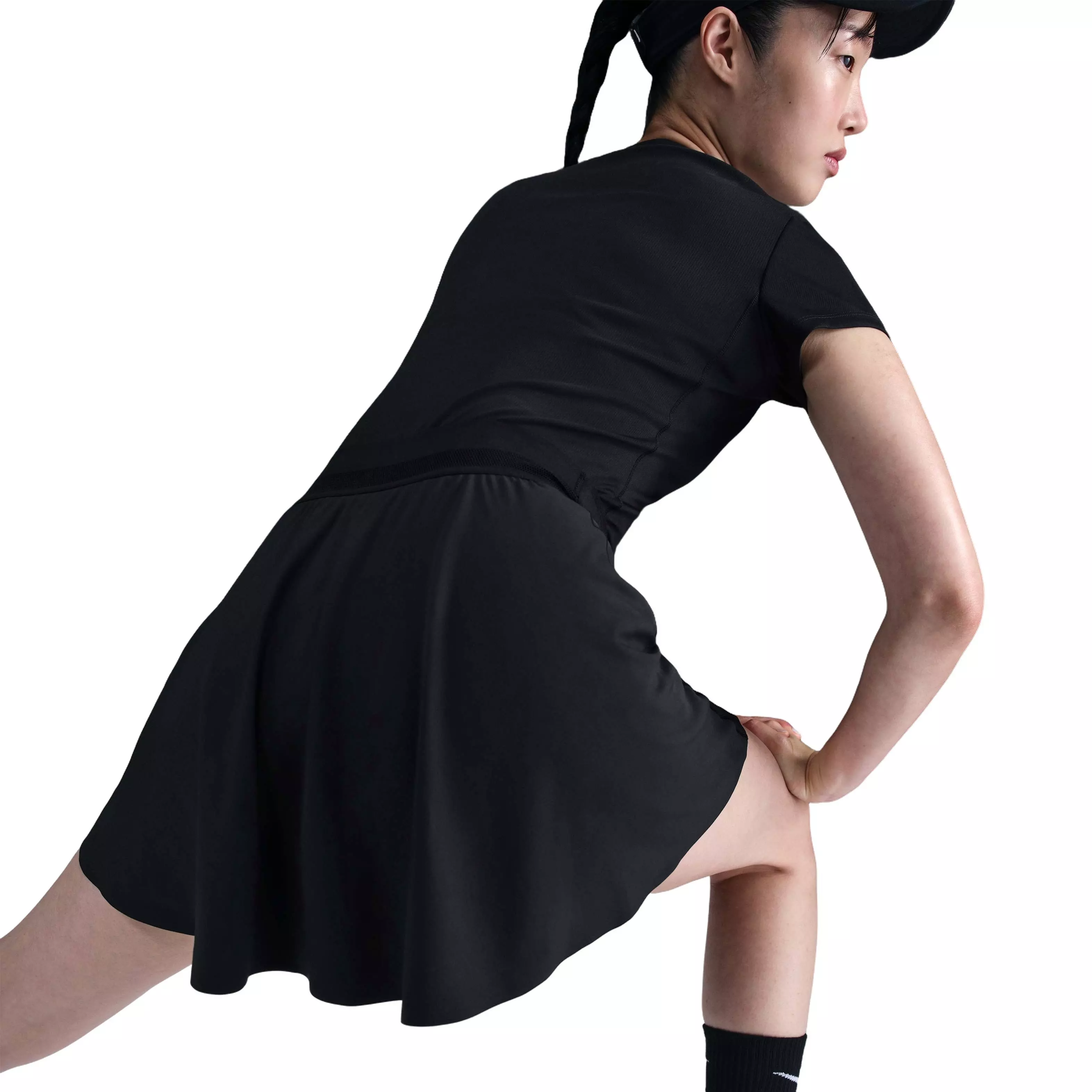 Nike Women's Court Dri-Fit Advantage Ace Skirt-Black - BLACK