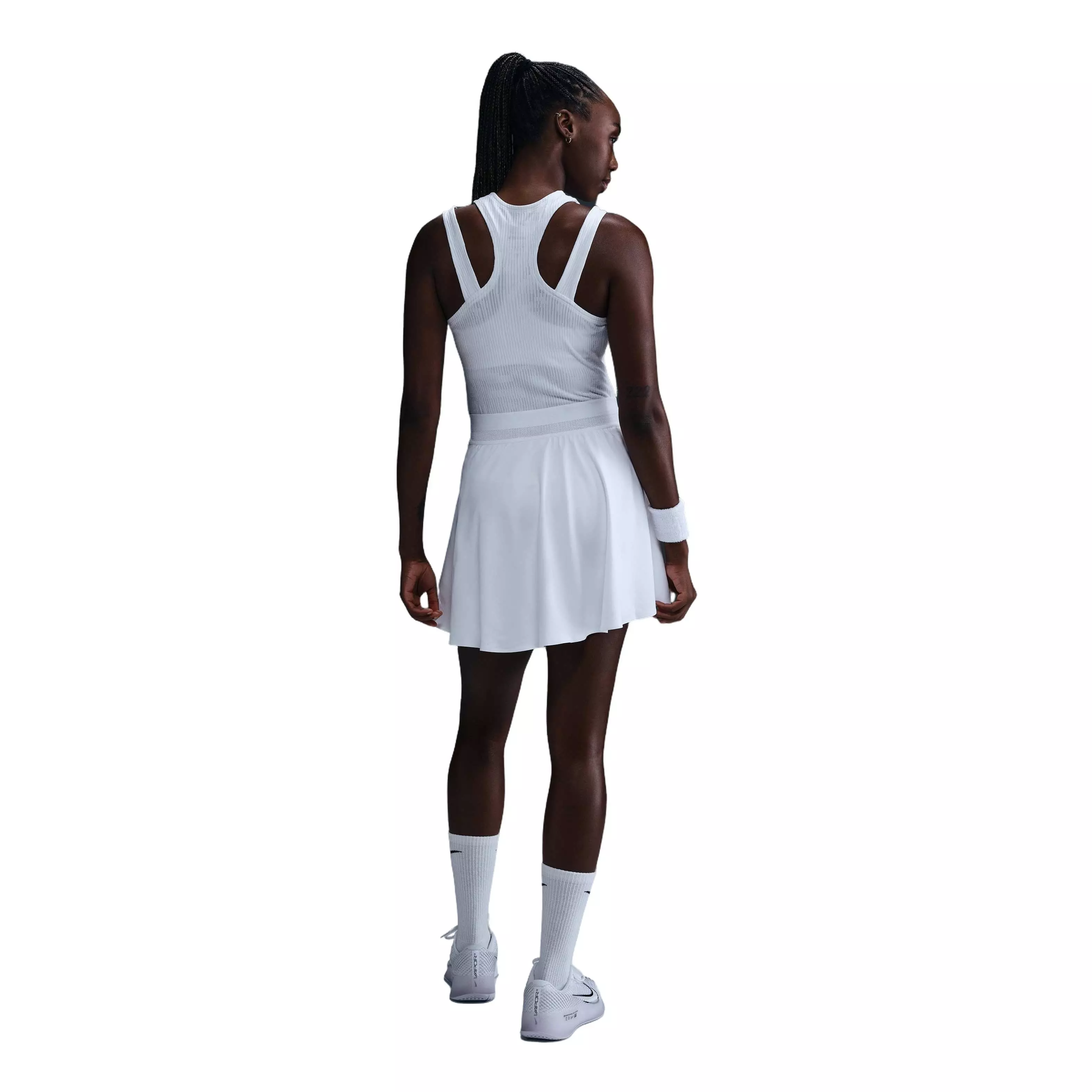 Nike Women's Court Dri-Fit Advantage Ace Skirt-White - WHITE