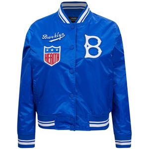 Pro Standard Women's MLB Brooklyn Dodgers Retro Classic Rib Satin Jacket