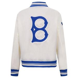 Pro Standard Women's MLB Brooklyn Dodgers Retro Classic Rib Satin Jacket