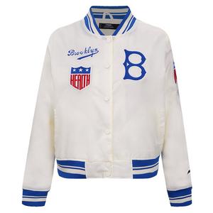 Pro Standard Women's MLB Brooklyn Dodgers Retro Classic Rib Satin Jacket