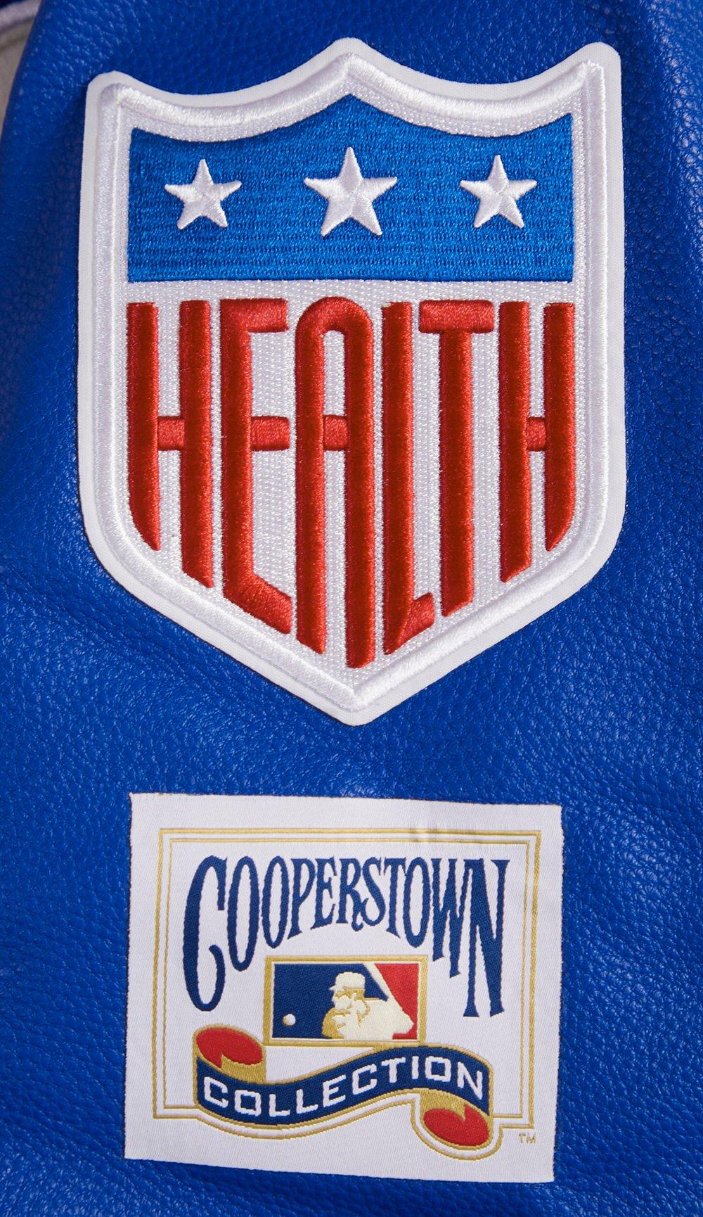 Pro Standard Women's MLB Brooklyn Dodgers Retro Classic Rib Wool Varsity Jacket - OFF-WHITE/BLUE Thumbnail View 9