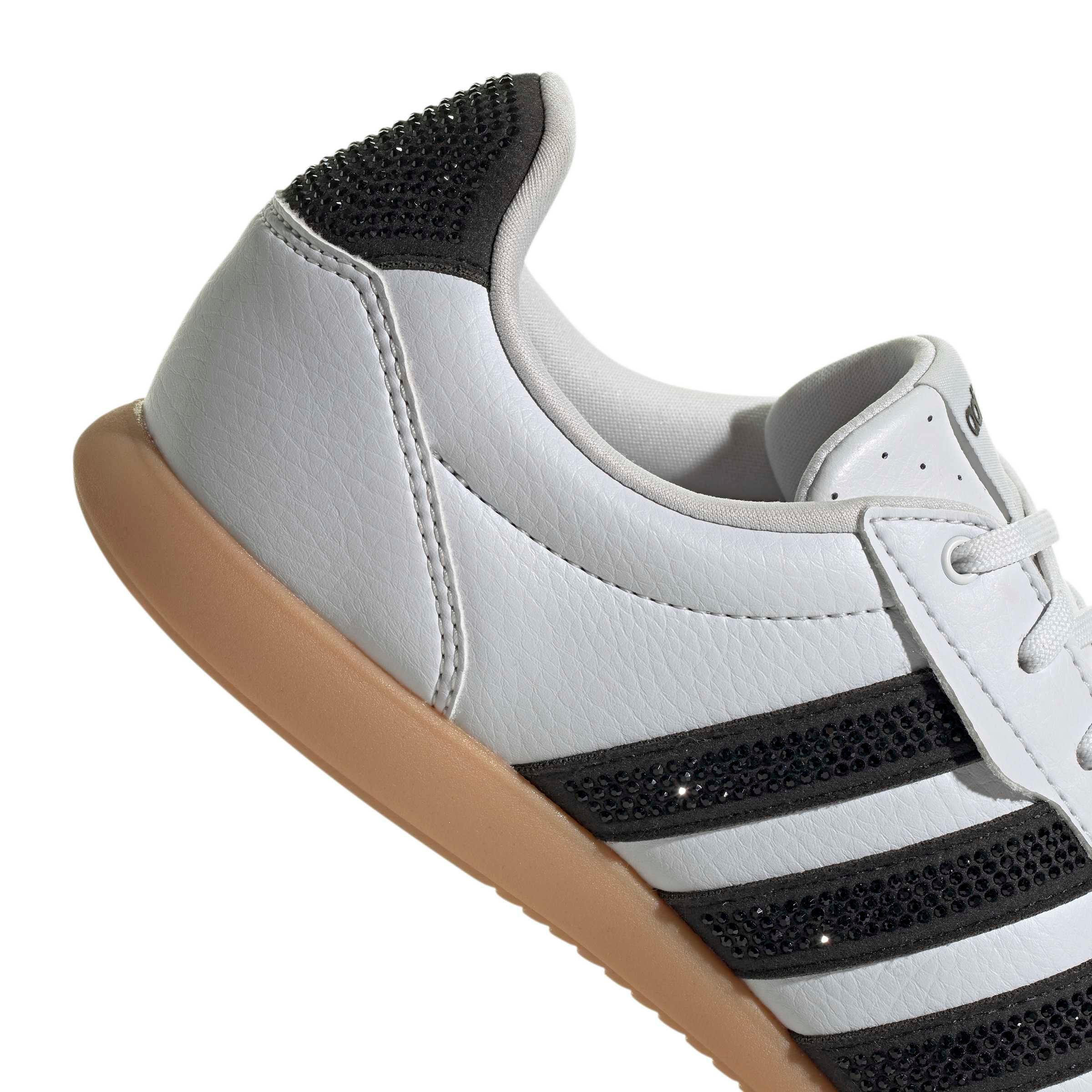 adidas Barreda Lo "Crystal White/Core Black/Silver Metallic" Women's Shoe - WHITE/BLACK/SILVER