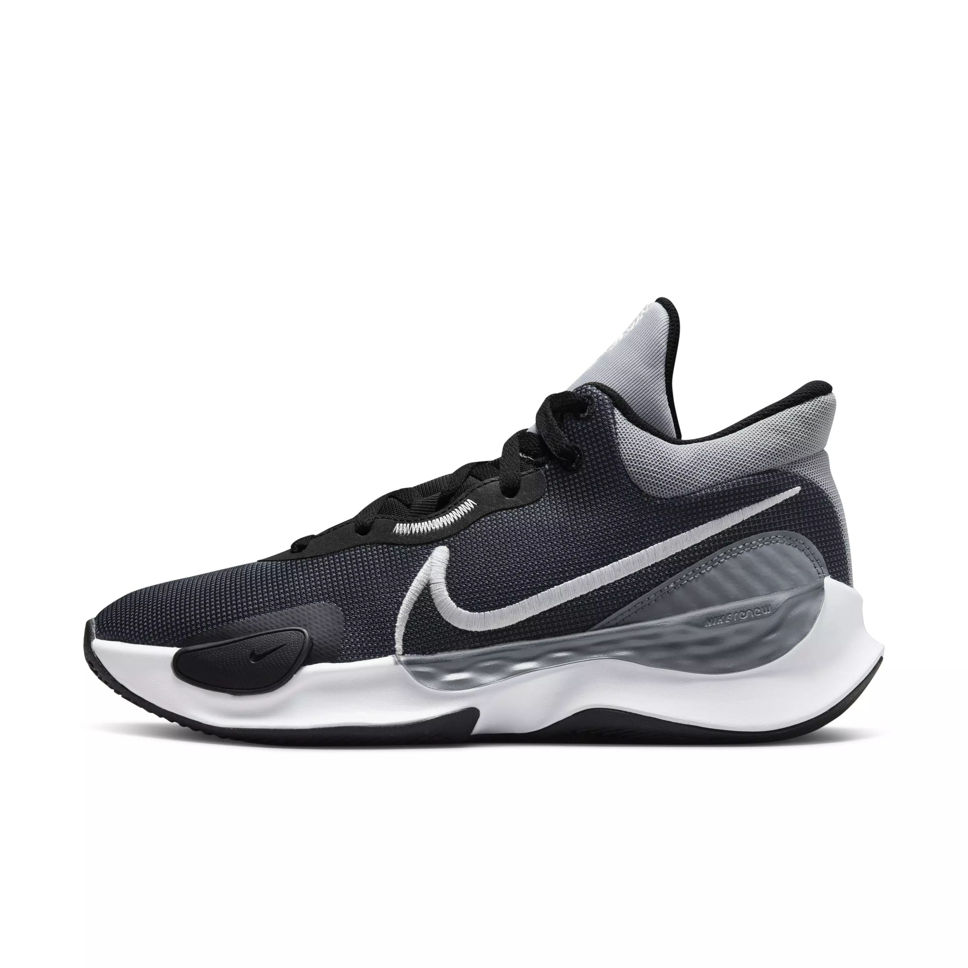 Nike Renew Elevate 3 "Black/White/Wolf Grey/Cool Grey" Men's Basketball Shoe - BLACK/WHITE/GREY/GREY