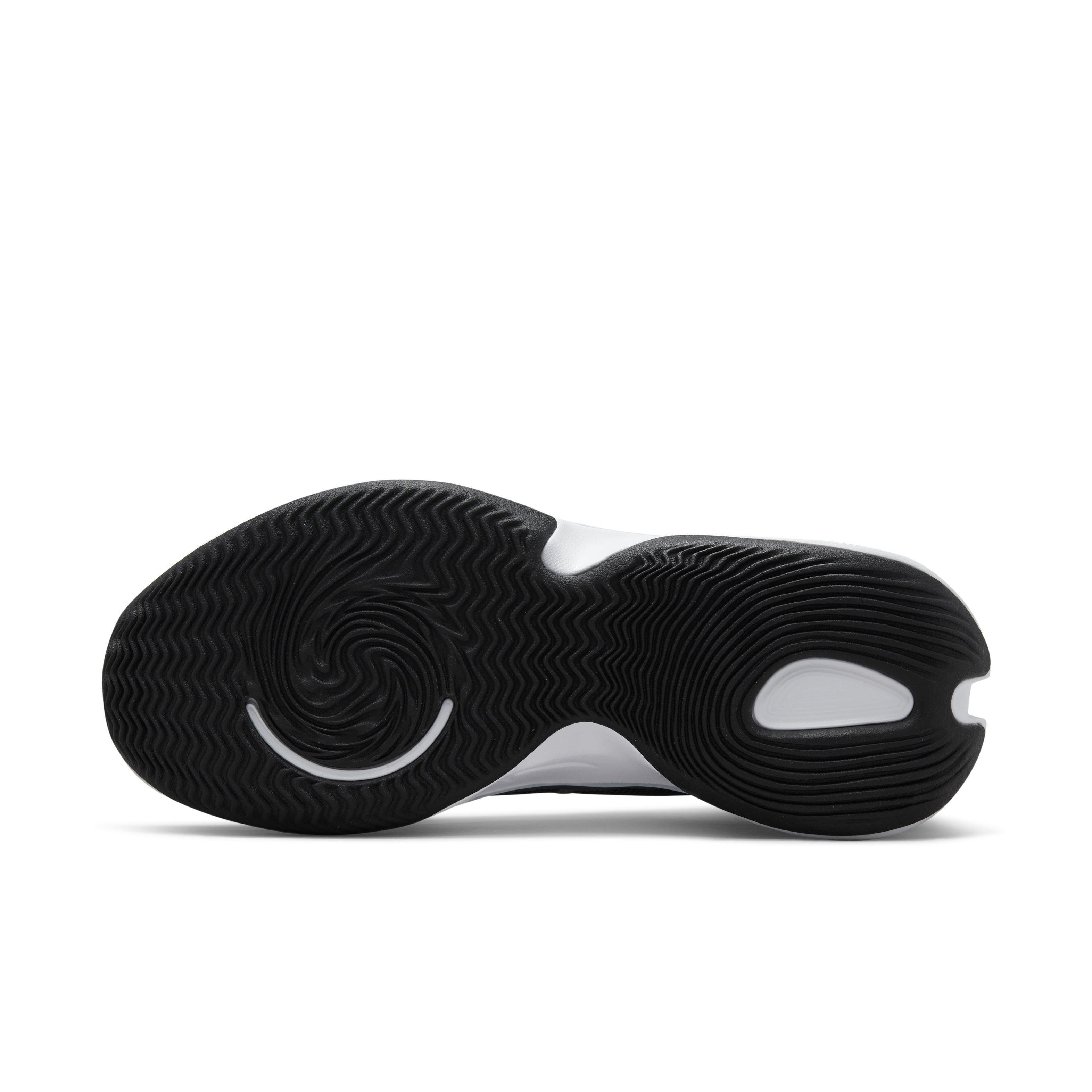 Nike Renew Elevate 3 "Black/White/Wolf Grey/Cool Grey" Men's Basketball Shoe - BLACK/WHITE/GREY/GREY Thumbnail View 6