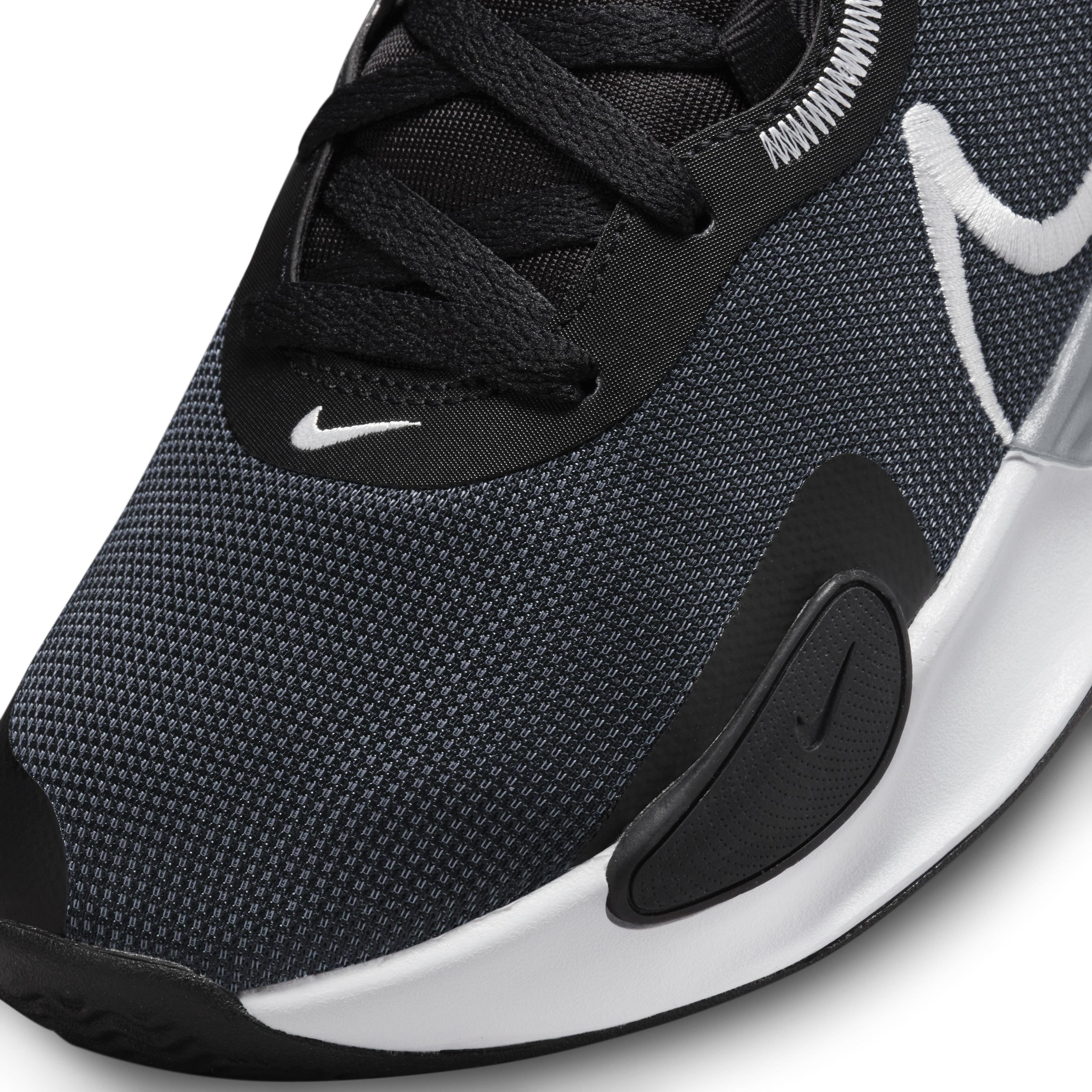 Nike Renew Elevate 3 "Black/White/Wolf Grey/Cool Grey" Men's Basketball Shoe - BLACK/WHITE/GREY/GREY Thumbnail View 7