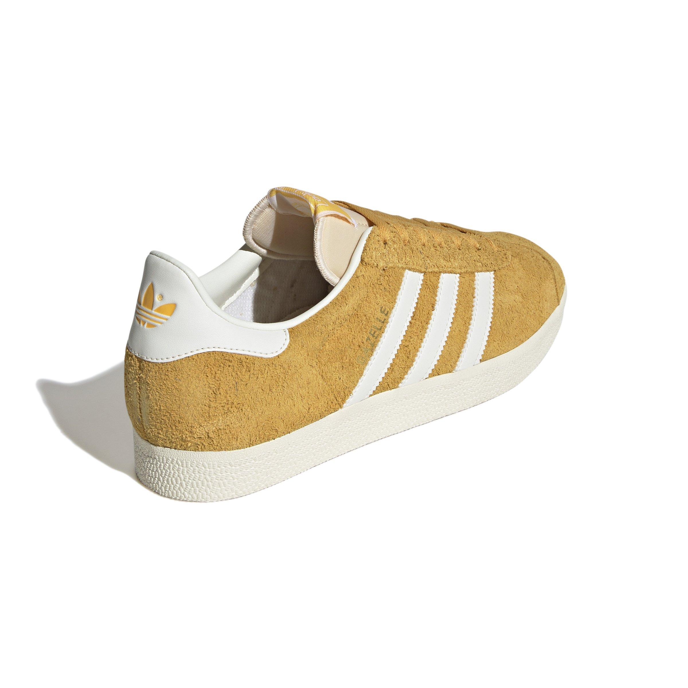 adidas Originals Gazelle "Preloved Yellow/Off White/Cream White" Men's Shoe - YELLOW/OFF WHITE/CREAM Thumbnail View 4