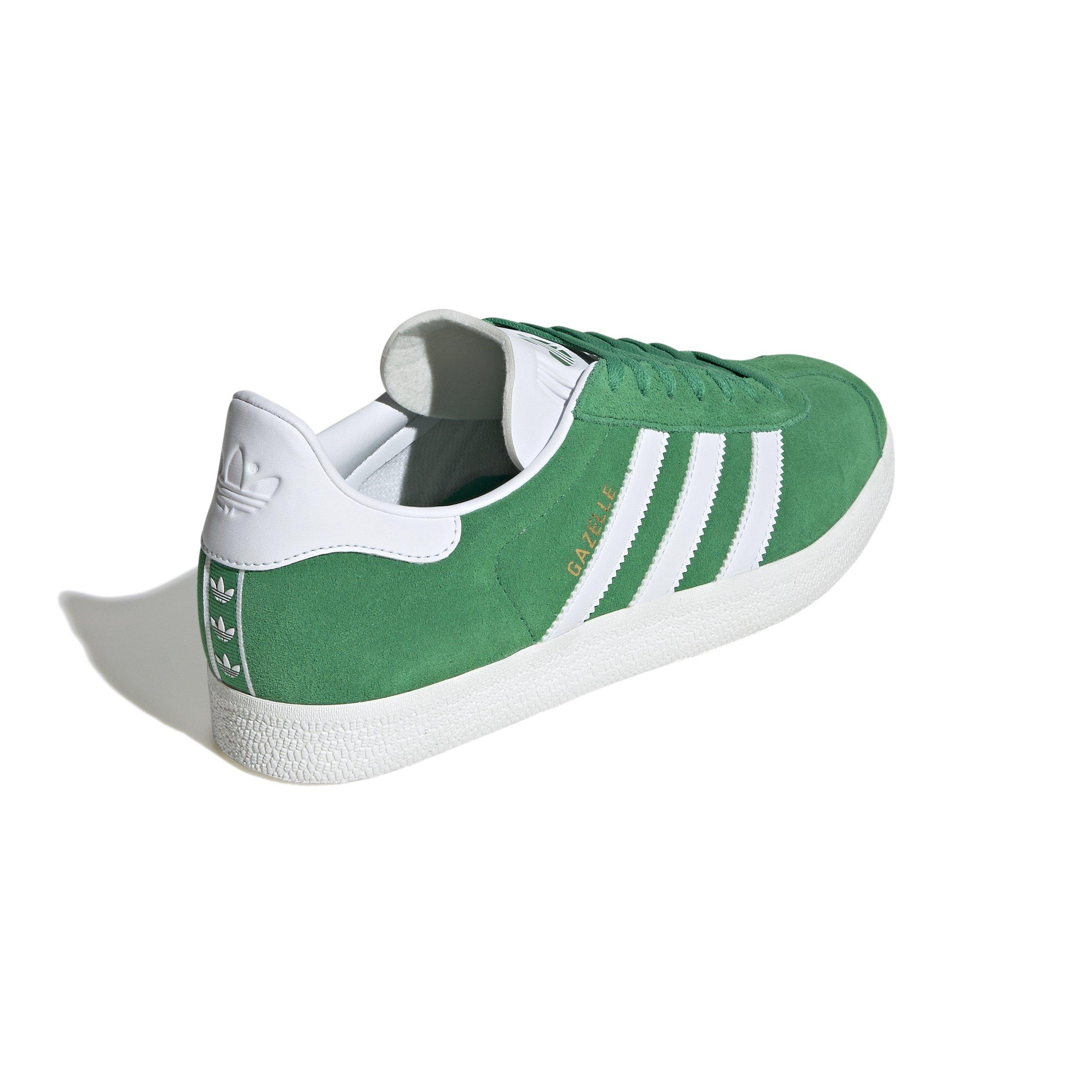 adidas Originals Gazelle "Green/Ftwr White/Core White" Men's Shoe - GREEN/WHITE/WHITE Thumbnail View 4