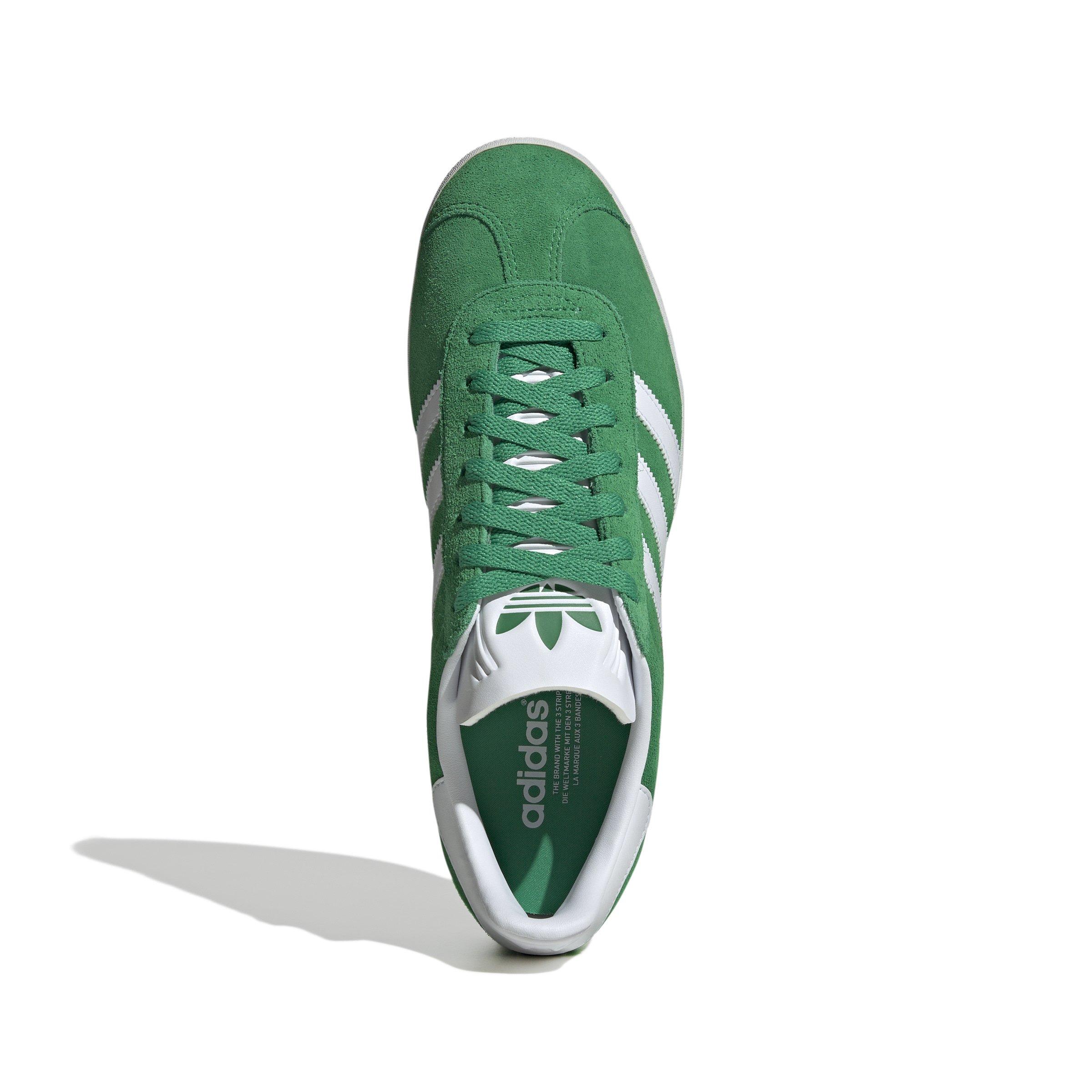 adidas Originals Gazelle "Green/Ftwr White/Core White" Men's Shoe - GREEN/WHITE/WHITE Thumbnail View 5