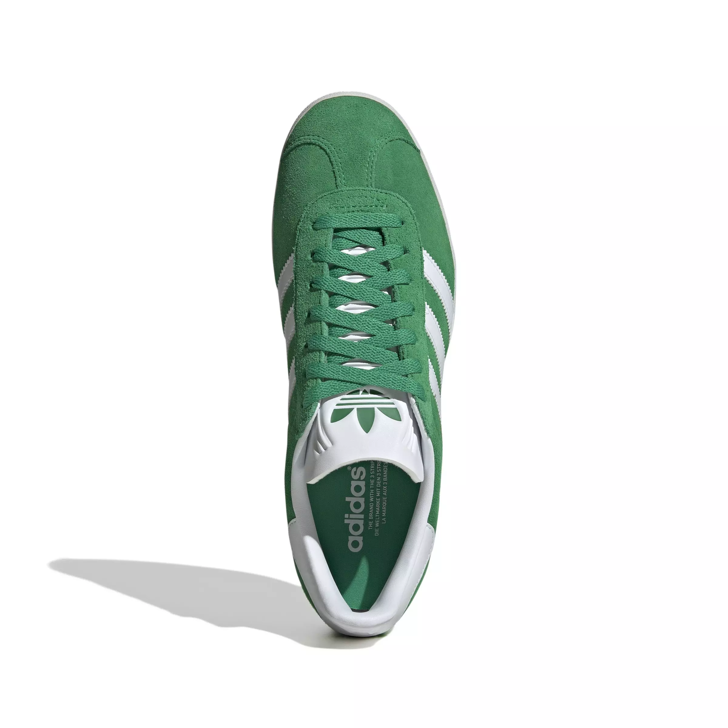 adidas Originals Gazelle "Green/Ftwr White/Core White" Men's Shoe - GREEN/WHITE/WHITE
