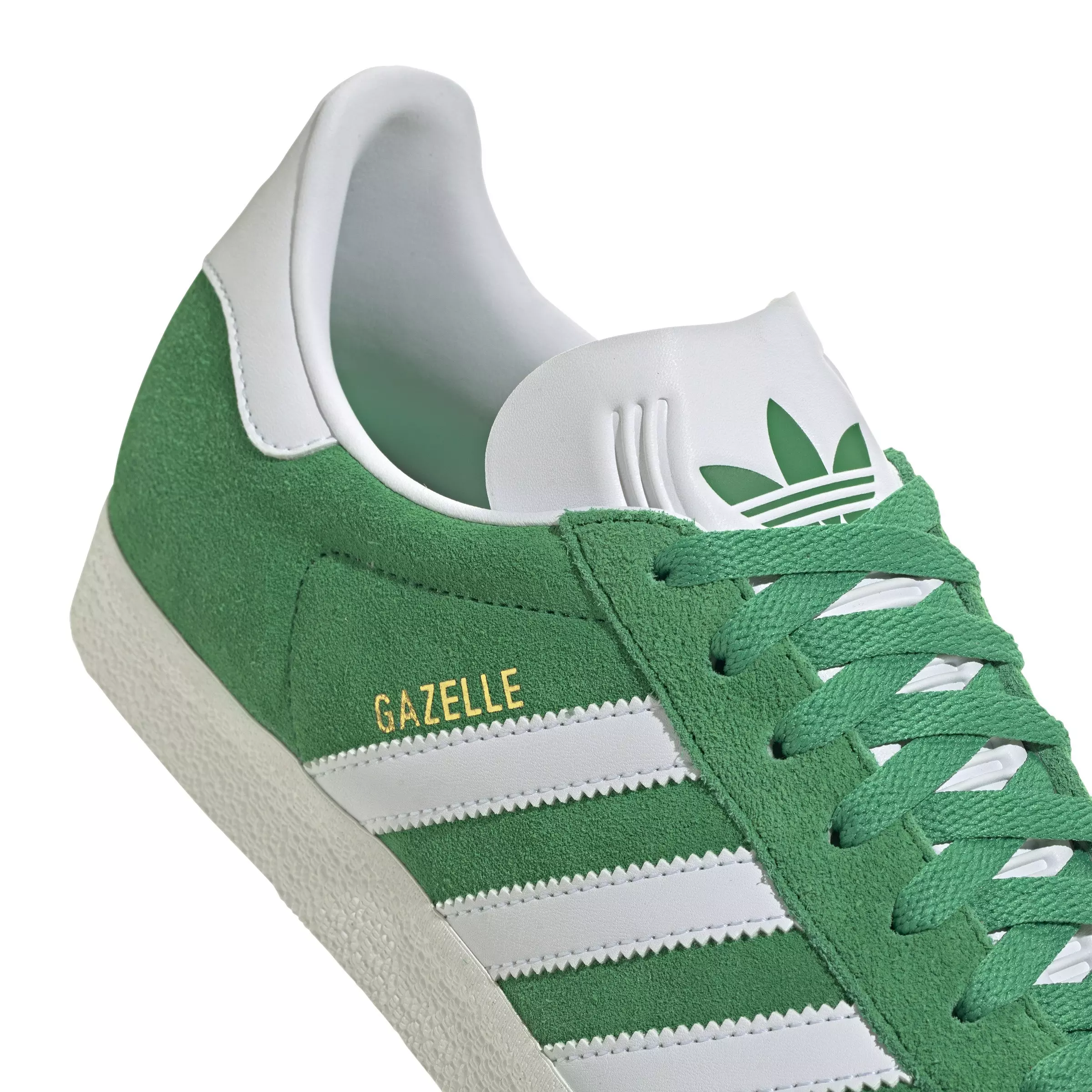 adidas Originals Gazelle "Green/Ftwr White/Core White" Men's Shoe - GREEN/WHITE/WHITE