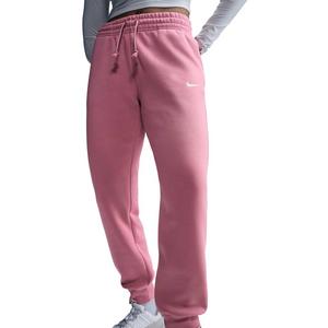 Nike Women's Sportswear Phoenix Fleece Mid-Rise Sweatpants - Pink