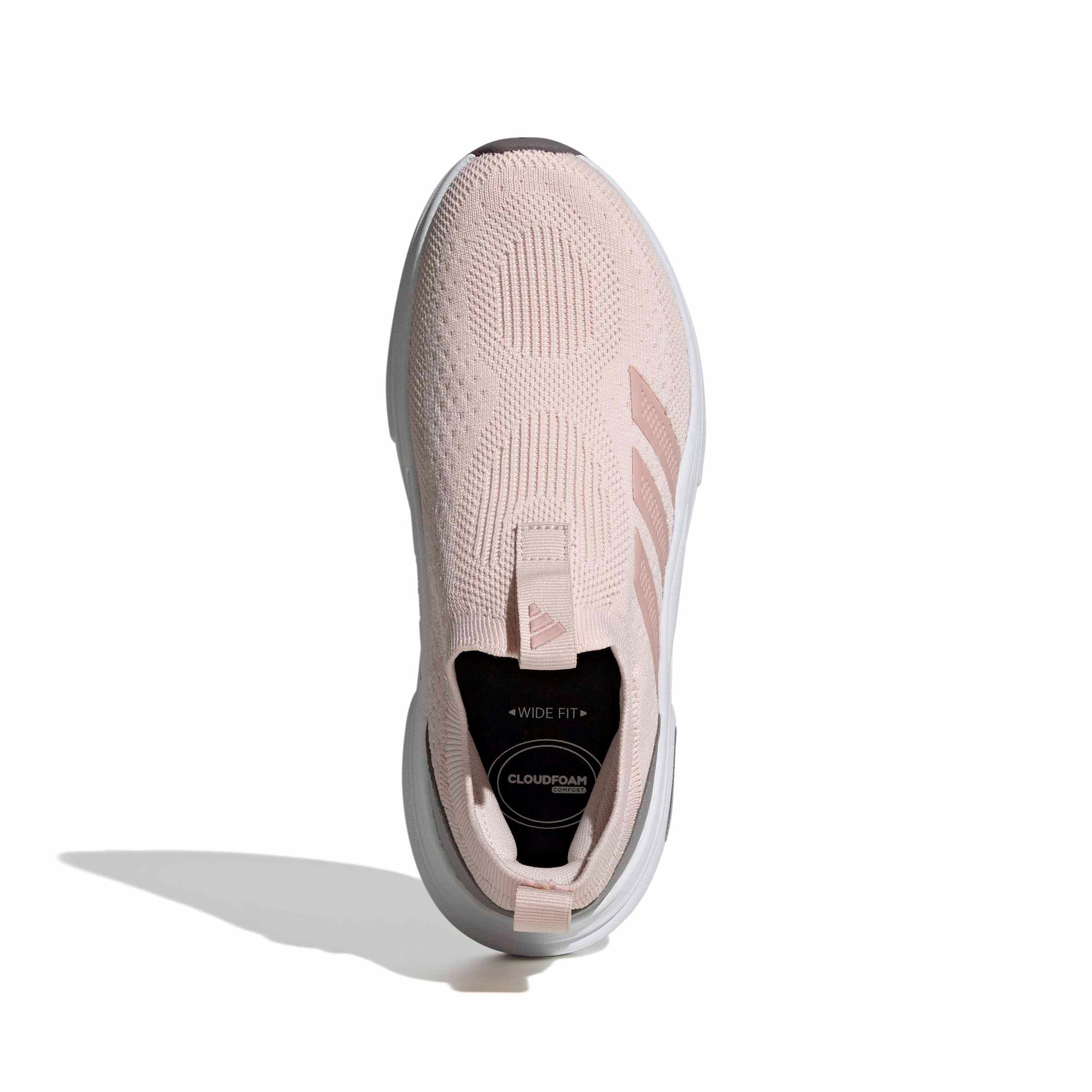 adidas Cloudfoam Cuxxion Sock "Wonder Quartz/Sandy Pink Metallic/Taupe Oxide" Women's Shoe - QUARTZ/PINK/TAUPE