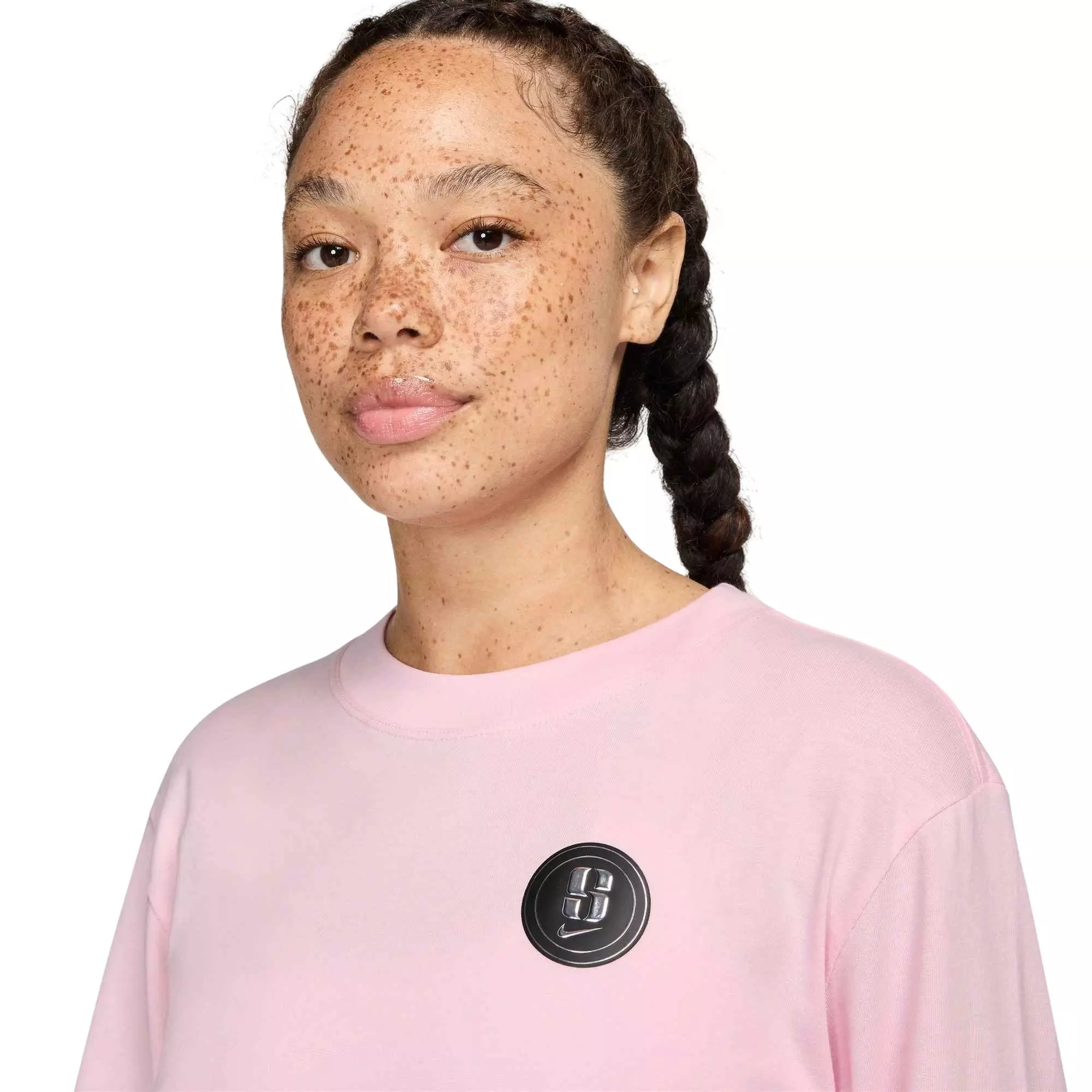Nike Women's Sabrina Long-Sleeve Basketball T-Shirt - Pink - PINK