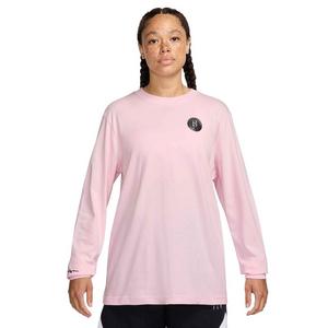 Nike Women's Sabrina Long-Sleeve Basketball T-Shirt - Pink