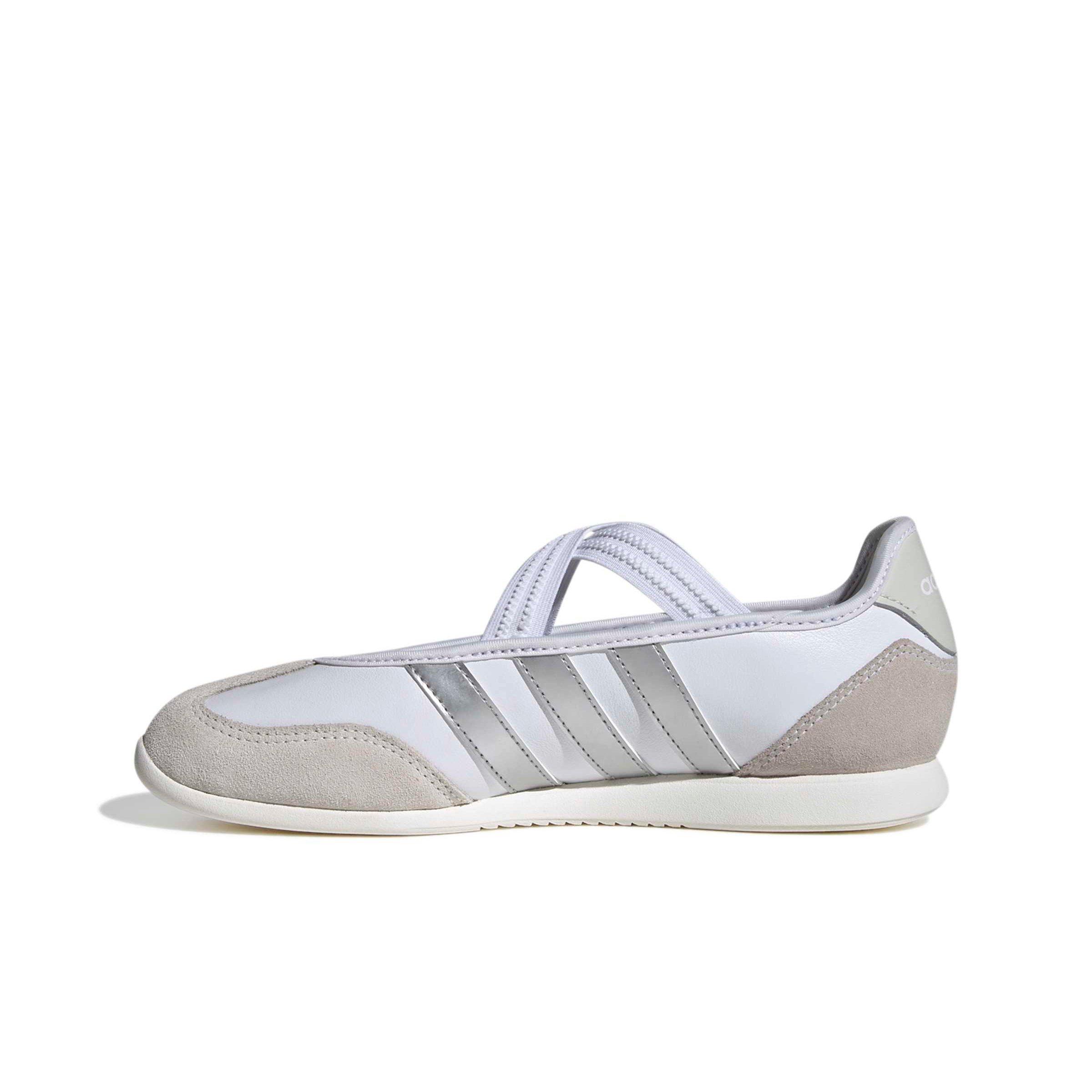 adidas Barreda Mary Jane "Ftwr White/Silver Metallic/Off White" Women's Shoe - WHITE/SILVER/OFF WHITE