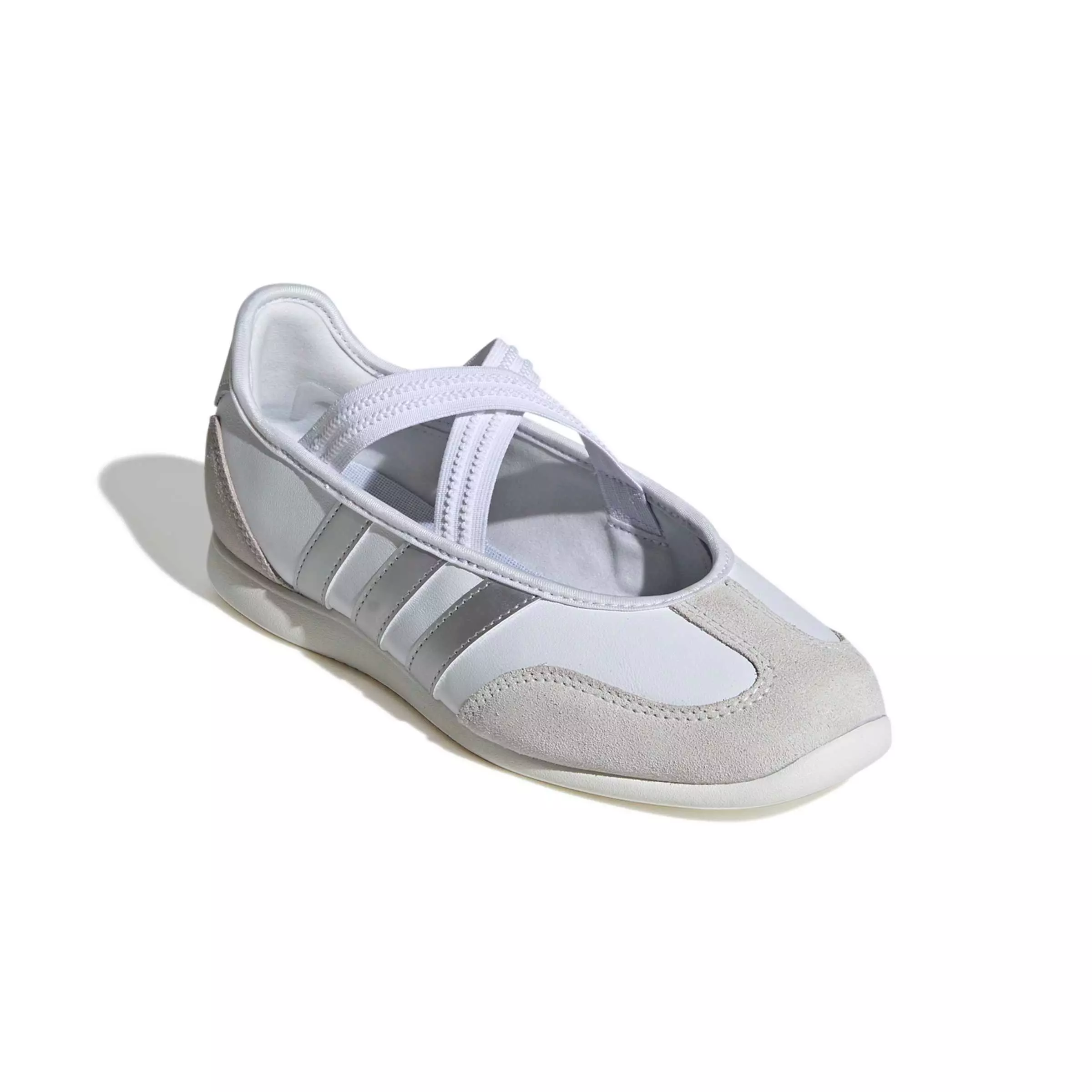 adidas Barreda Mary Jane "Ftwr White/Silver Metallic/Off White" Women's Shoe - WHITE/SILVER/OFF WHITE