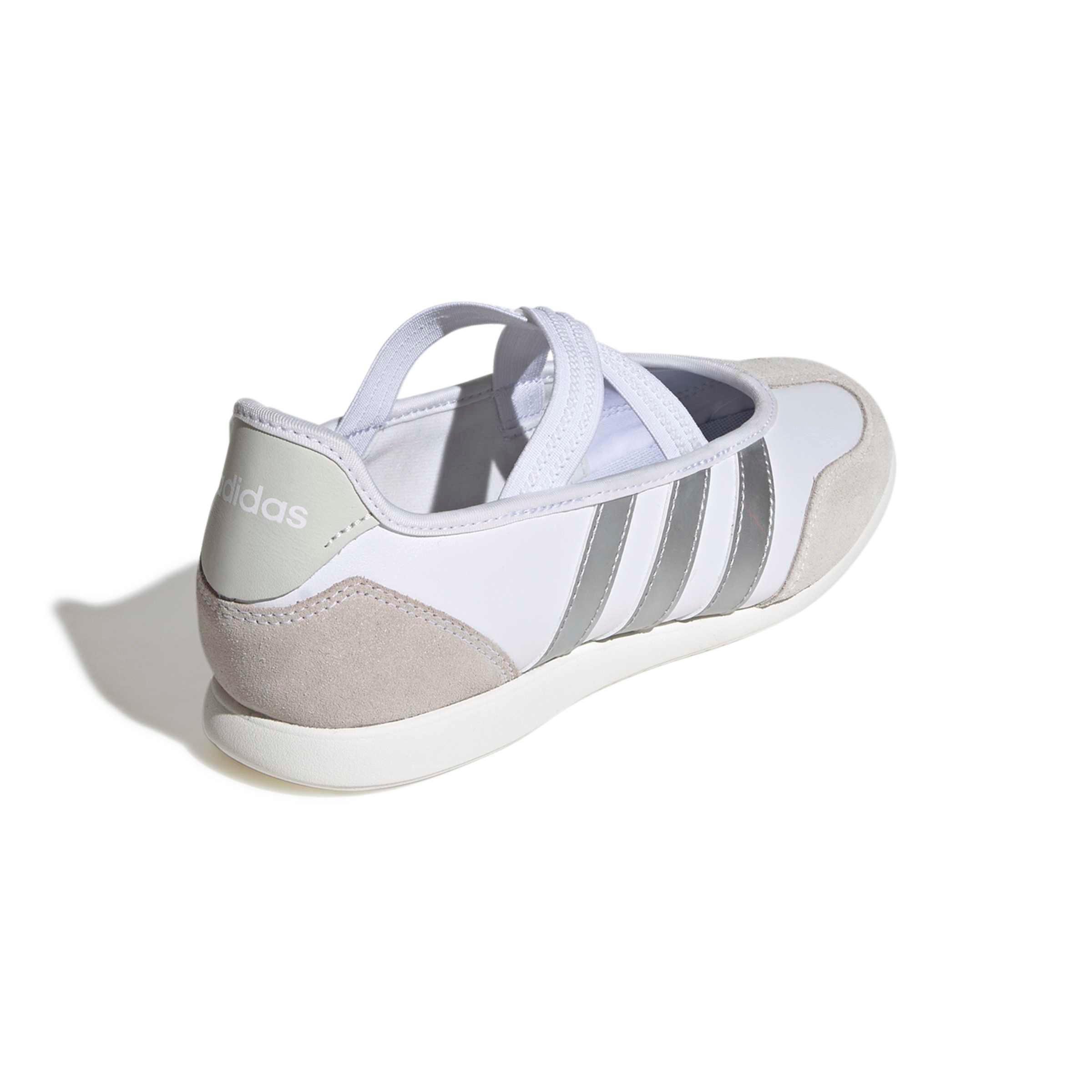 adidas Barreda Mary Jane "Ftwr White/Silver Metallic/Off White" Women's Shoe - WHITE/SILVER/OFF WHITE