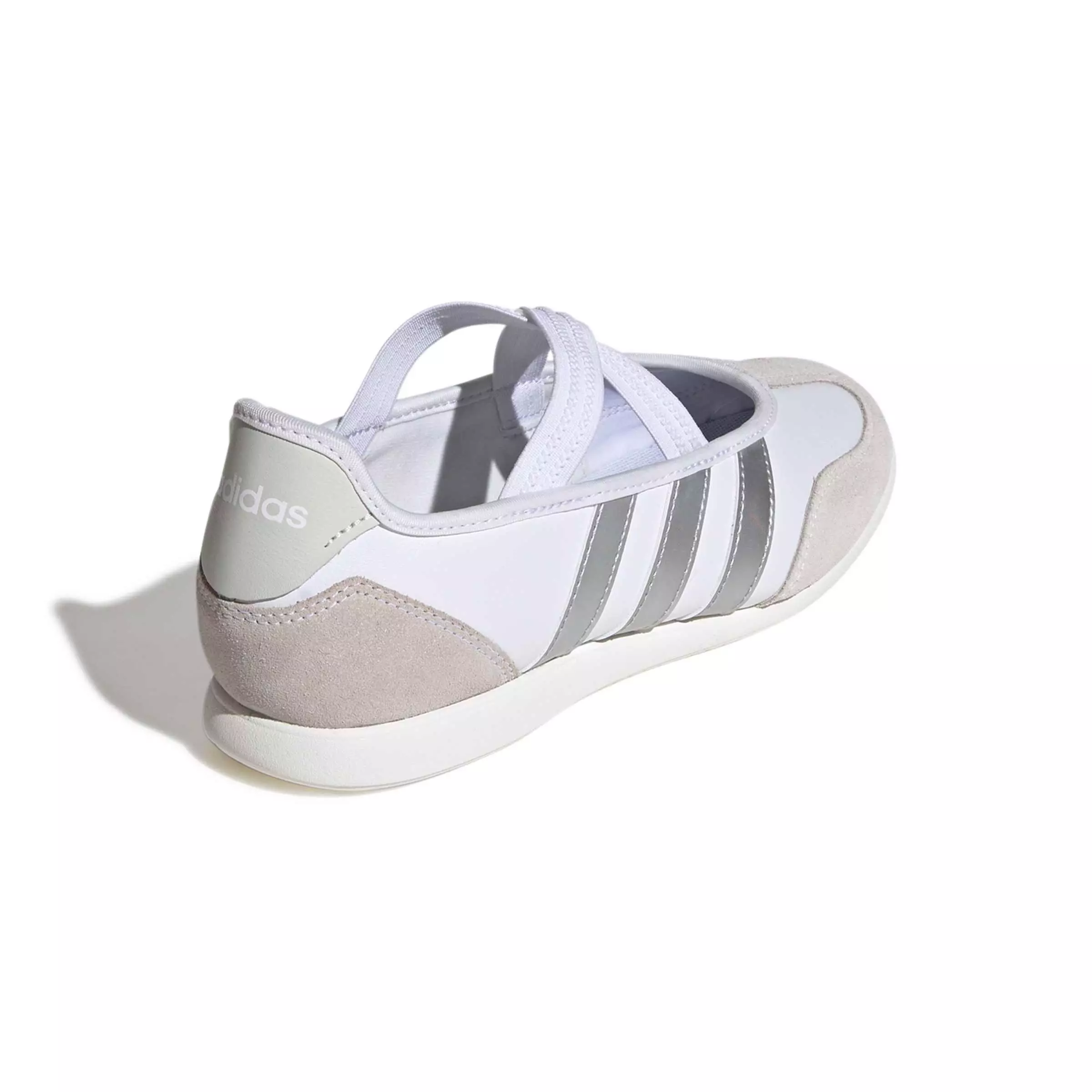 adidas Barreda Mary Jane "Ftwr White/Silver Metallic/Off White" Women's Shoe - WHITE/SILVER/OFF WHITE