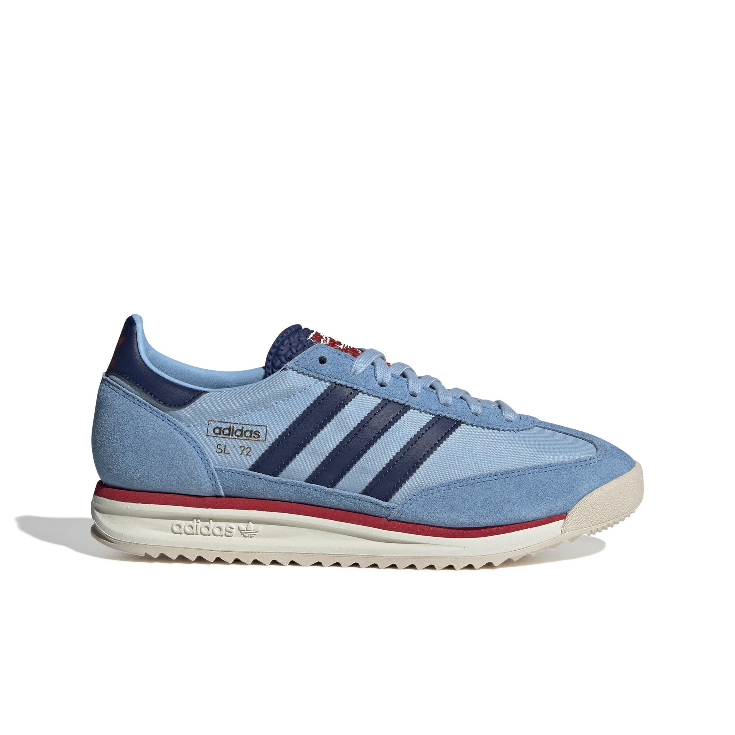 adidas Originals SL 72 RS "Light Blue/Dark Blue/Better Scarlet" Men's Shoe - LT BLUE/DK BLUE/SCARLET Thumbnail View 1