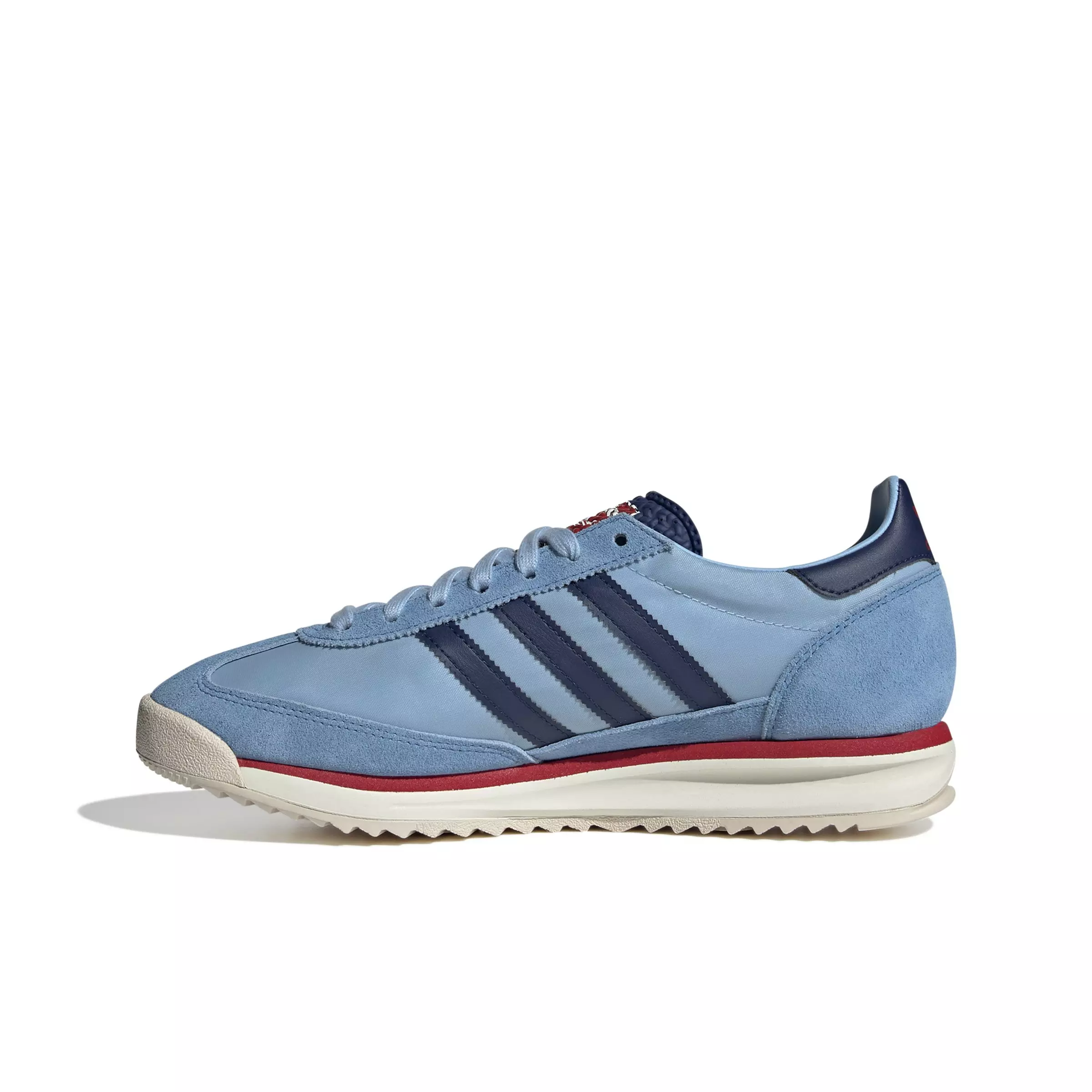 adidas Originals SL 72 RS "Light Blue/Dark Blue/Better Scarlet" Men's Shoe - LT BLUE/DK BLUE/SCARLET