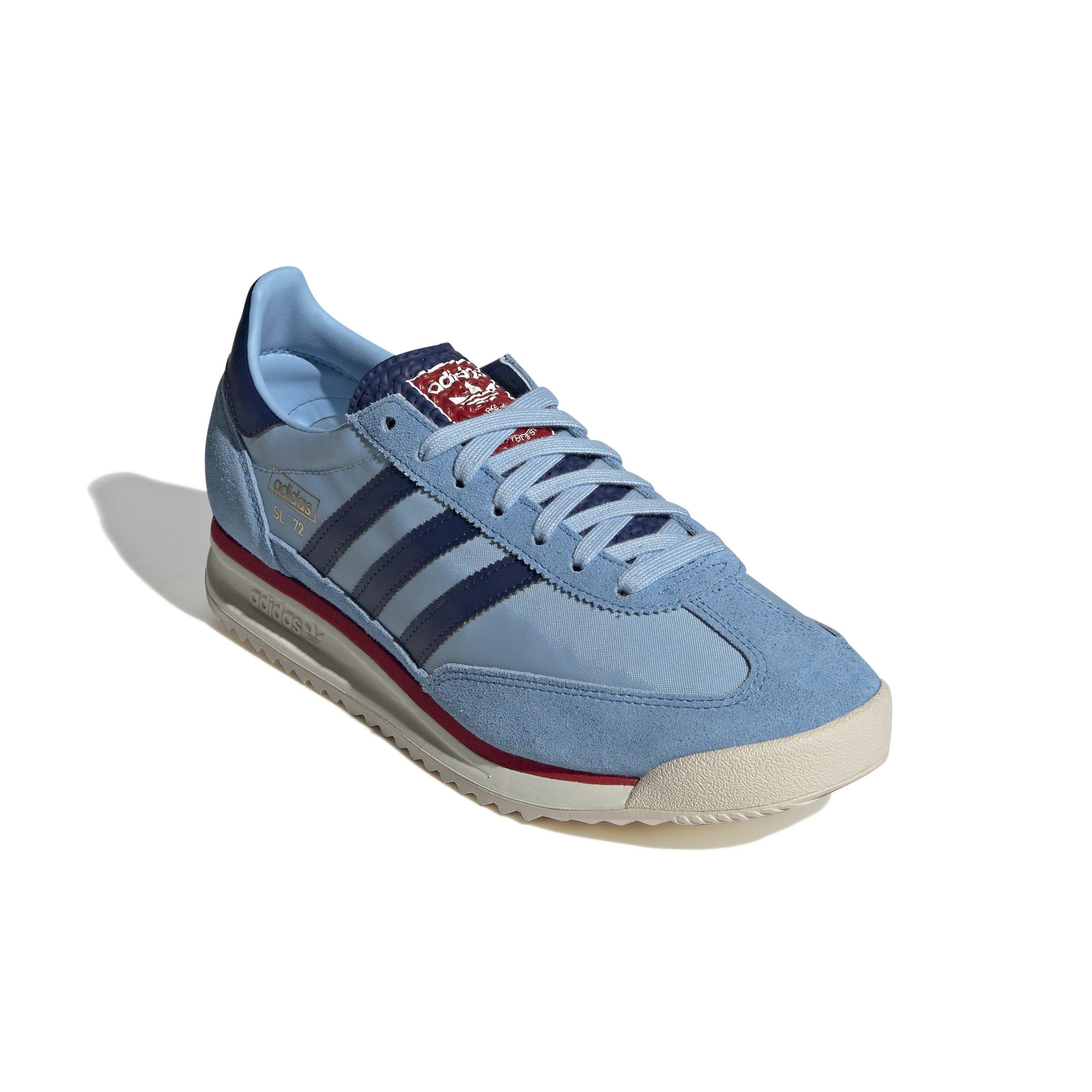 adidas Originals SL 72 RS "Light Blue/Dark Blue/Better Scarlet" Men's Shoe - LT BLUE/DK BLUE/SCARLET Thumbnail View 3