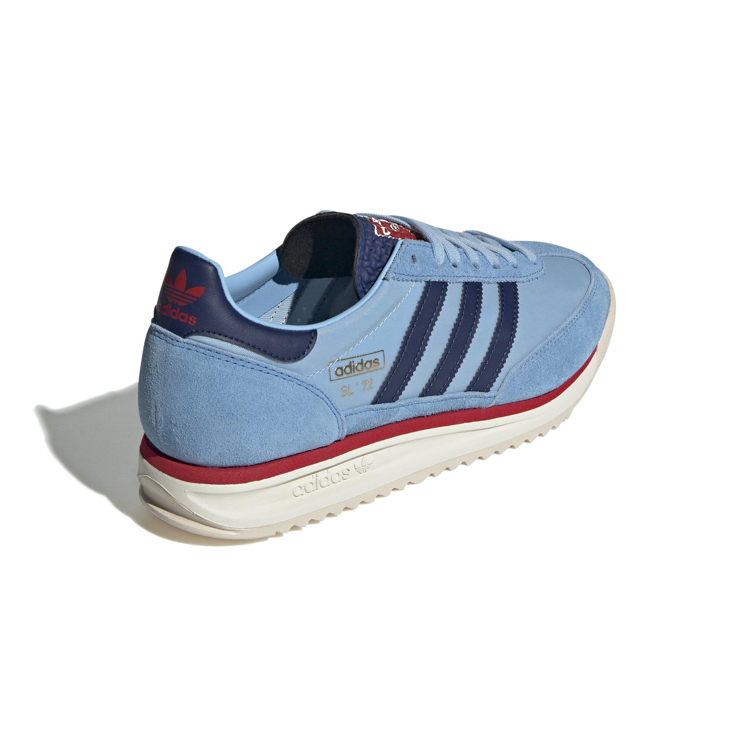 adidas Originals SL 72 RS "Light Blue/Dark Blue/Better Scarlet" Men's Shoe - LT BLUE/DK BLUE/SCARLET Thumbnail View 4