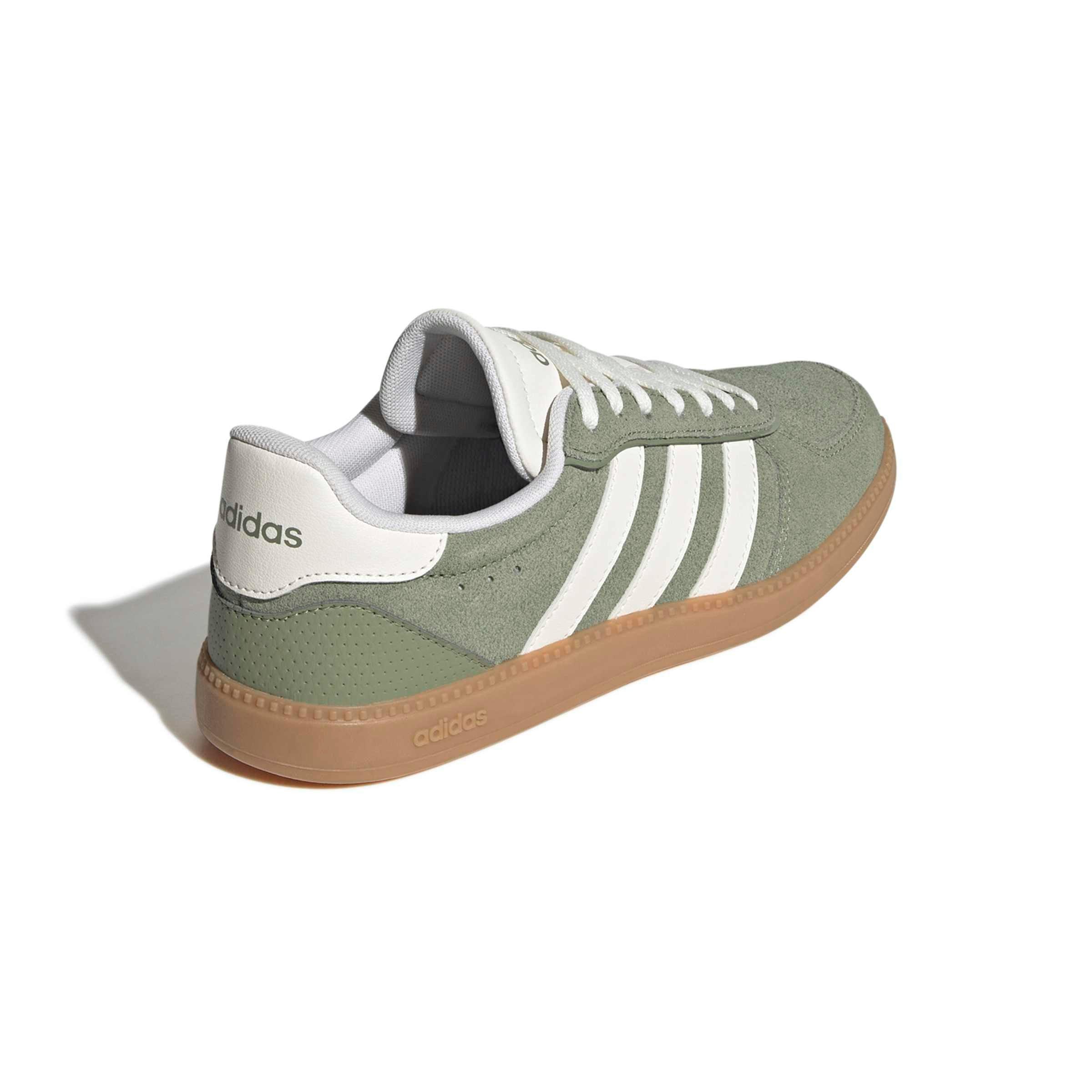 adidas Breaknet Sleek "Tent Green/Core White/Gum 3" Women's Shoe - GREEN/WHITE/GUM